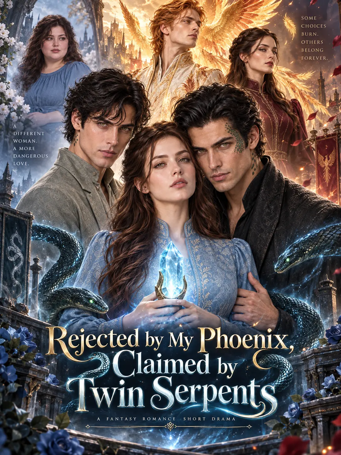 Rejected by My Phoenix, Claimed by Twin Serpents short drama poster