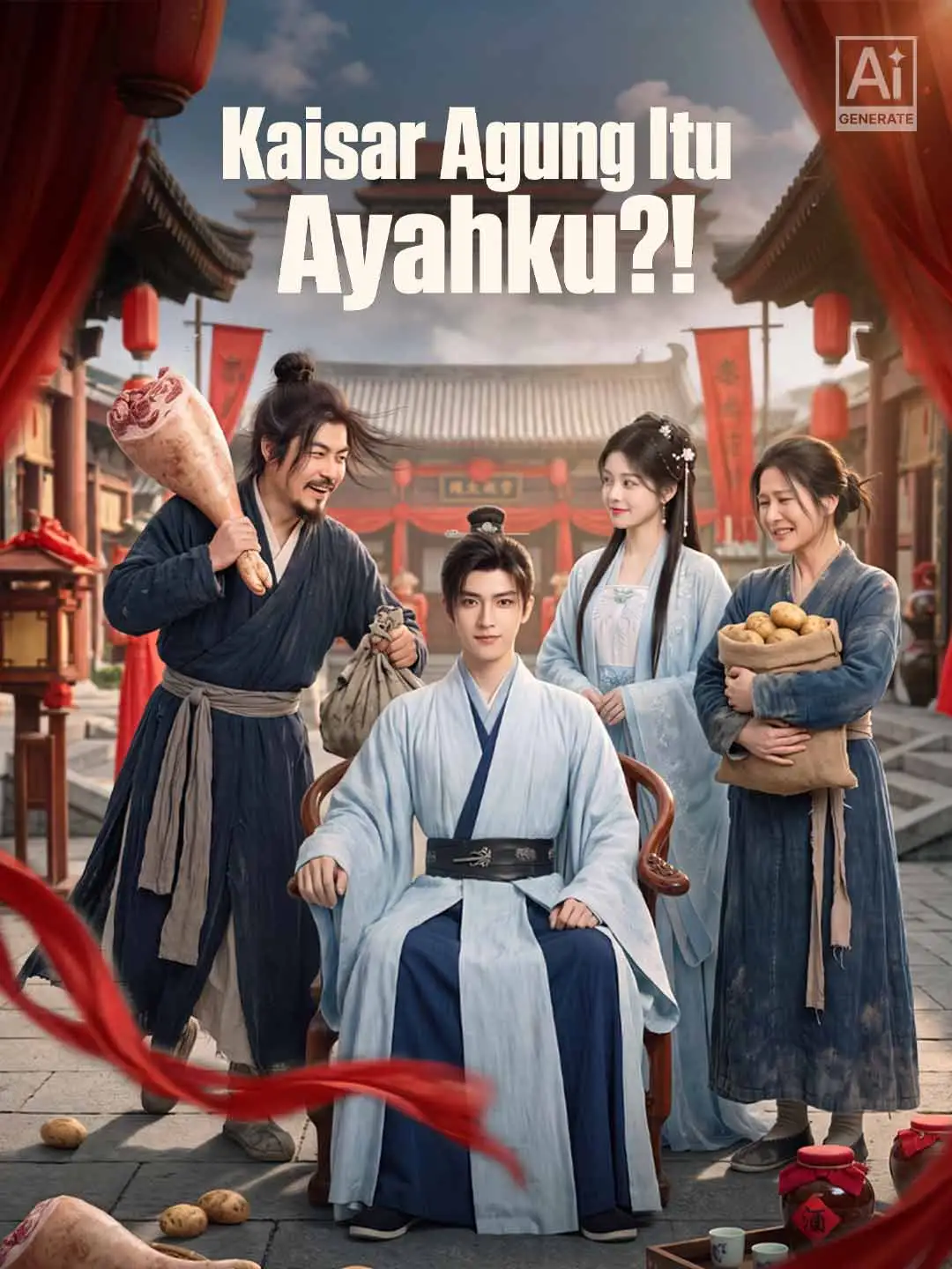 Kaisar Agung Itu Ayahku?! short drama poster