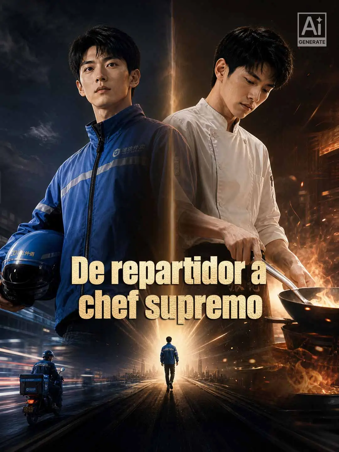 De repartidor a chef supremo short drama poster