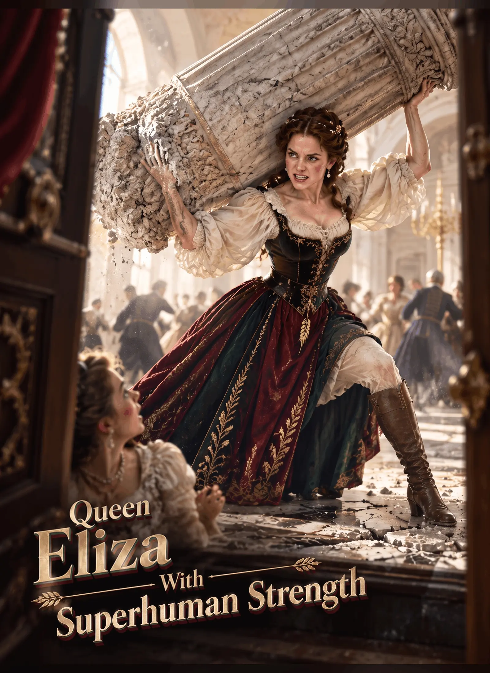 Queen Eliza With Superhuman Strength short drama poster