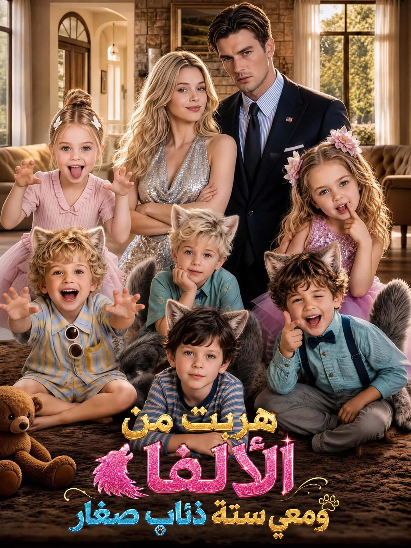 هربت من الألفا ومعي ستة ذئاب صغار short drama poster