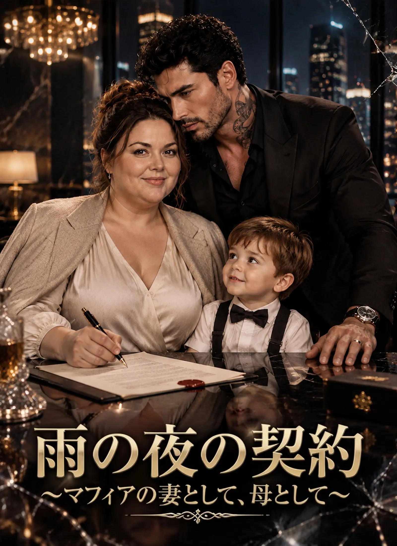 [吹替]雨の夜の契約～マフィアの妻として、母として～ short drama poster