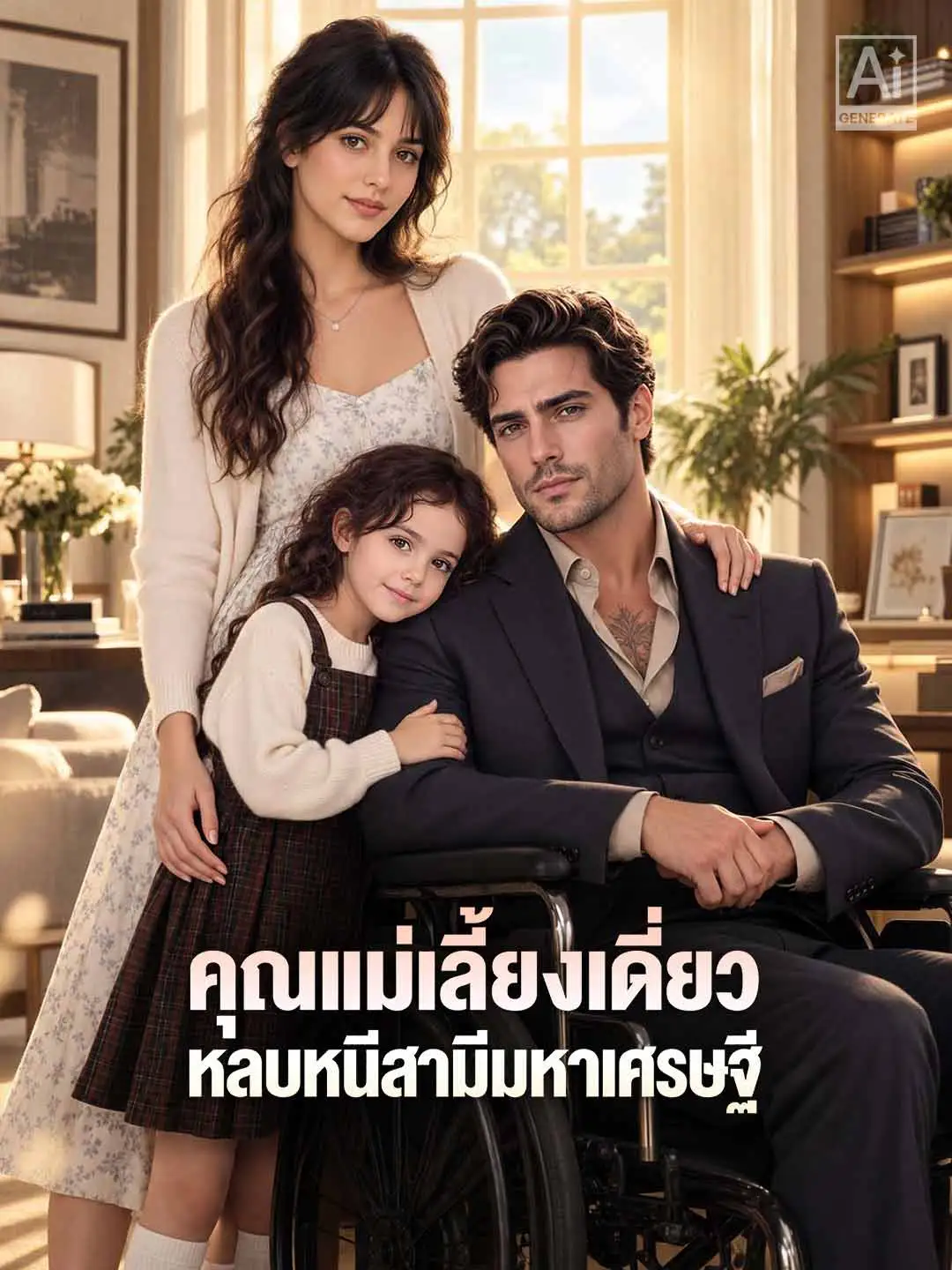 คุณแม่เลี้ยงเดี่ยว หลบหนีสามีมหาเศรษฐี short drama poster