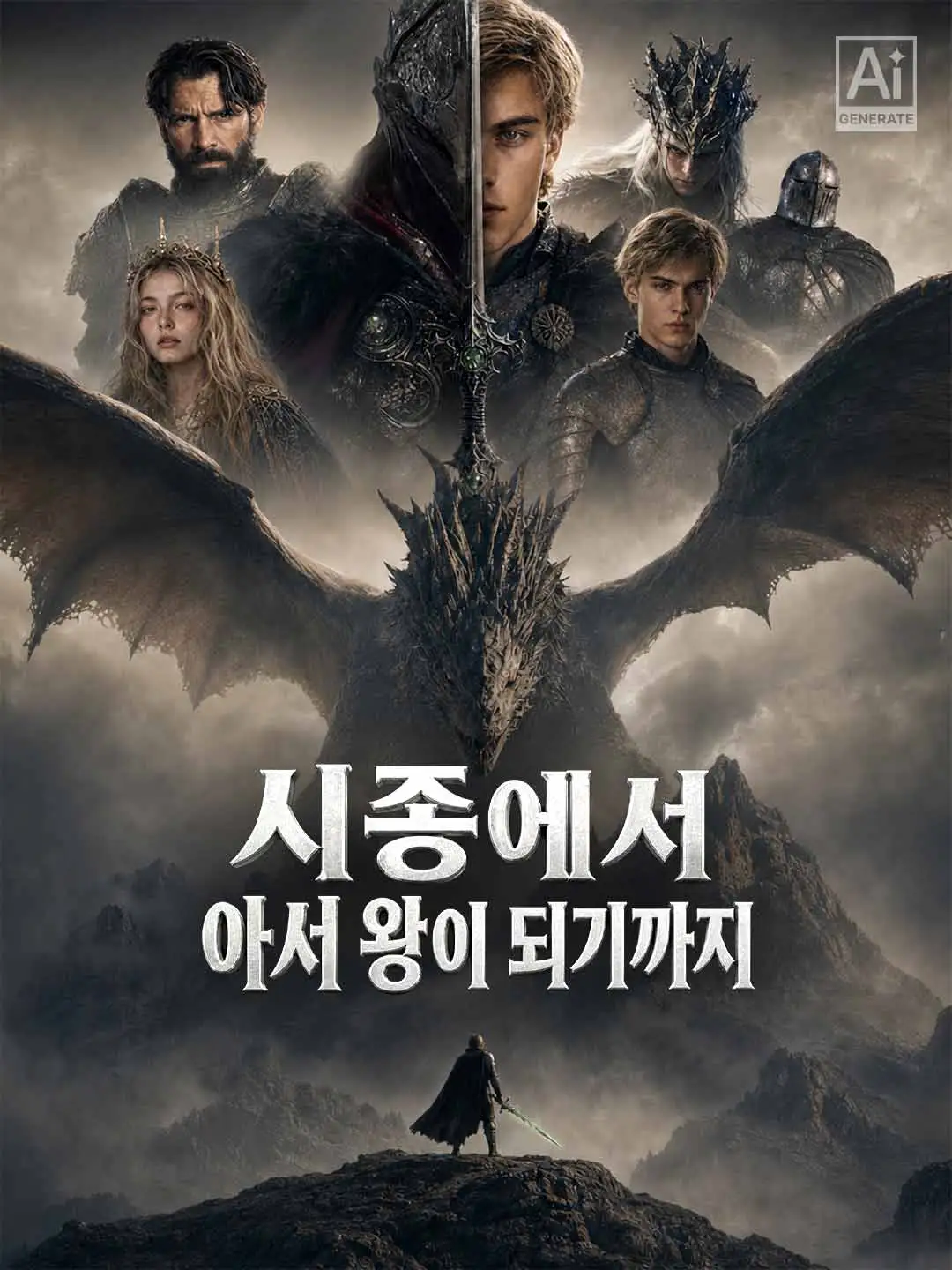 《시종에서 아서 왕으로》 short drama poster