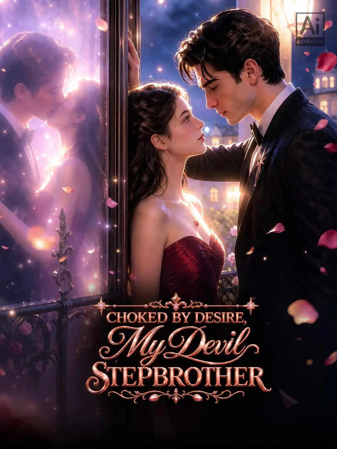 Choked by Desire：My Devil Stepbrother short drama poster