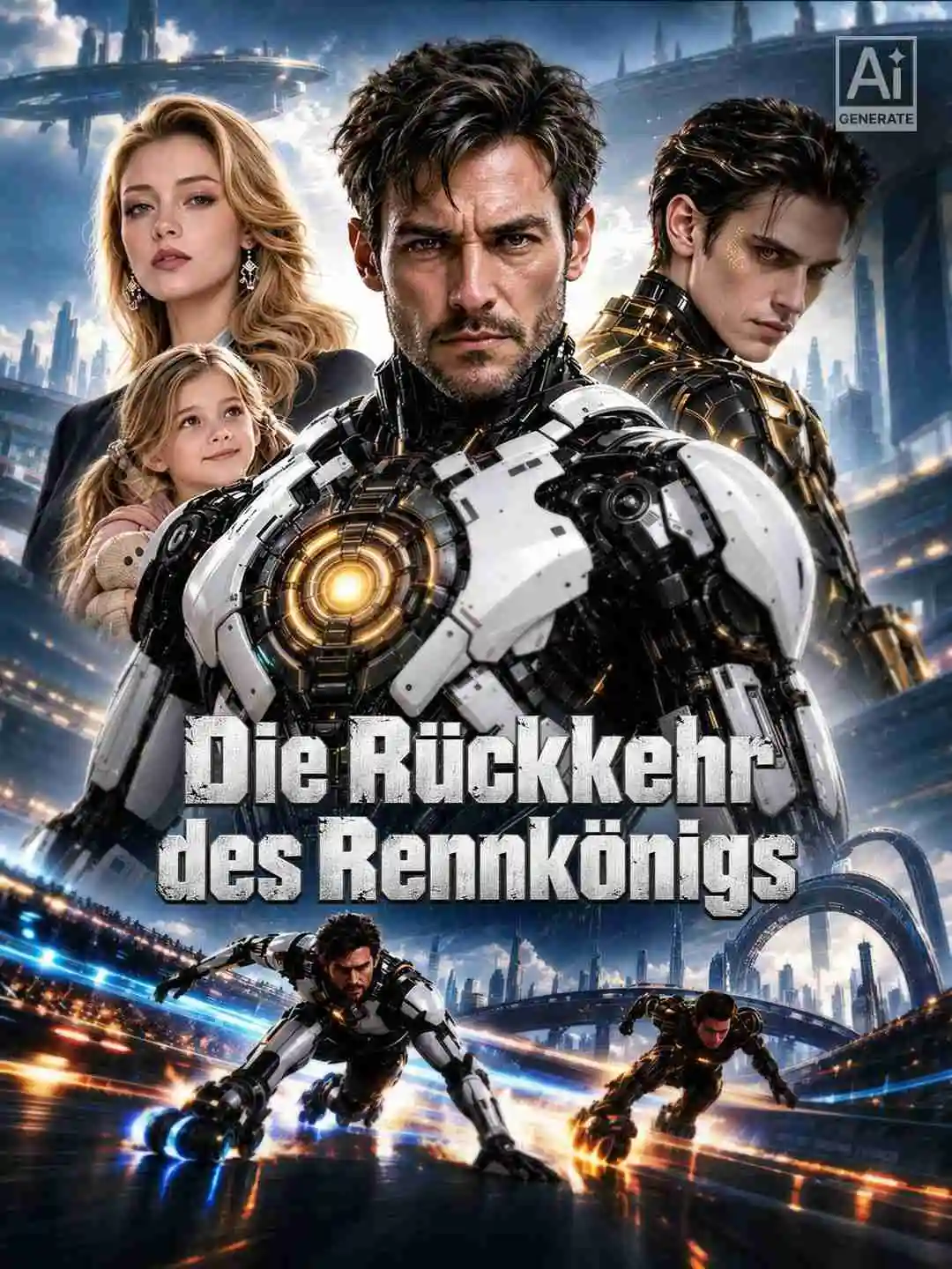Die Rückkehr des Rennkönigs short drama poster