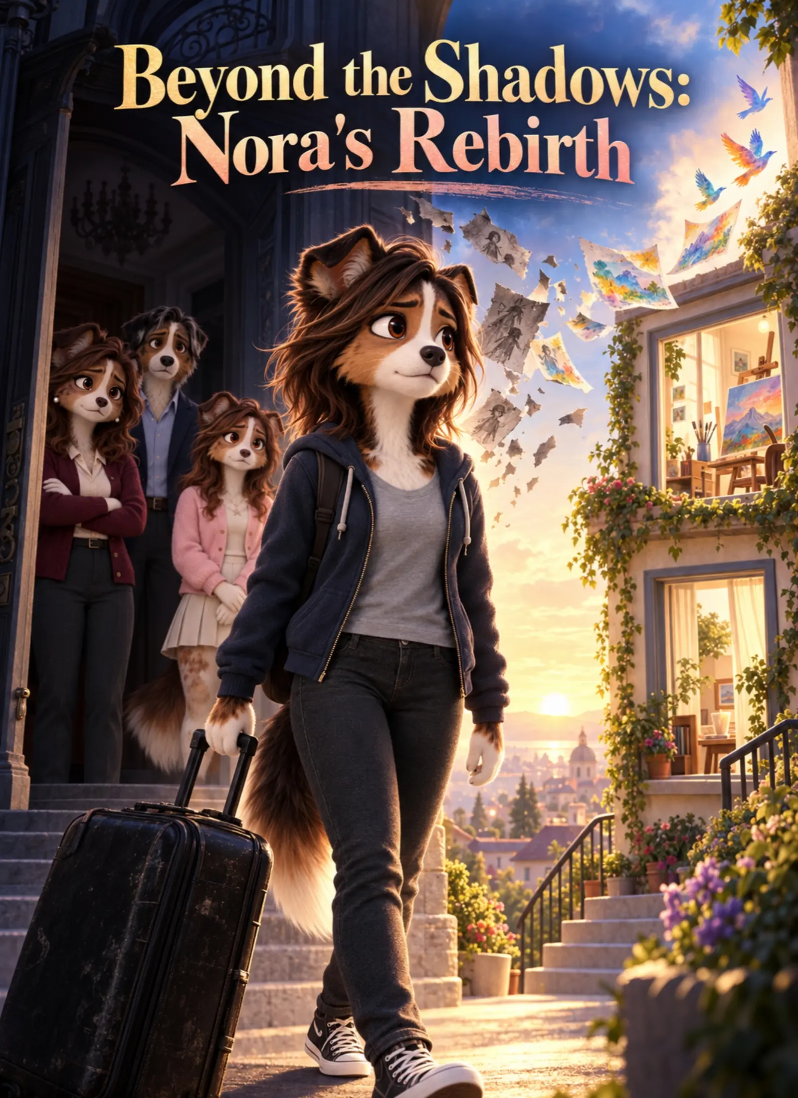 Beyond the Shadows: Nora's Rebirth short drama poster