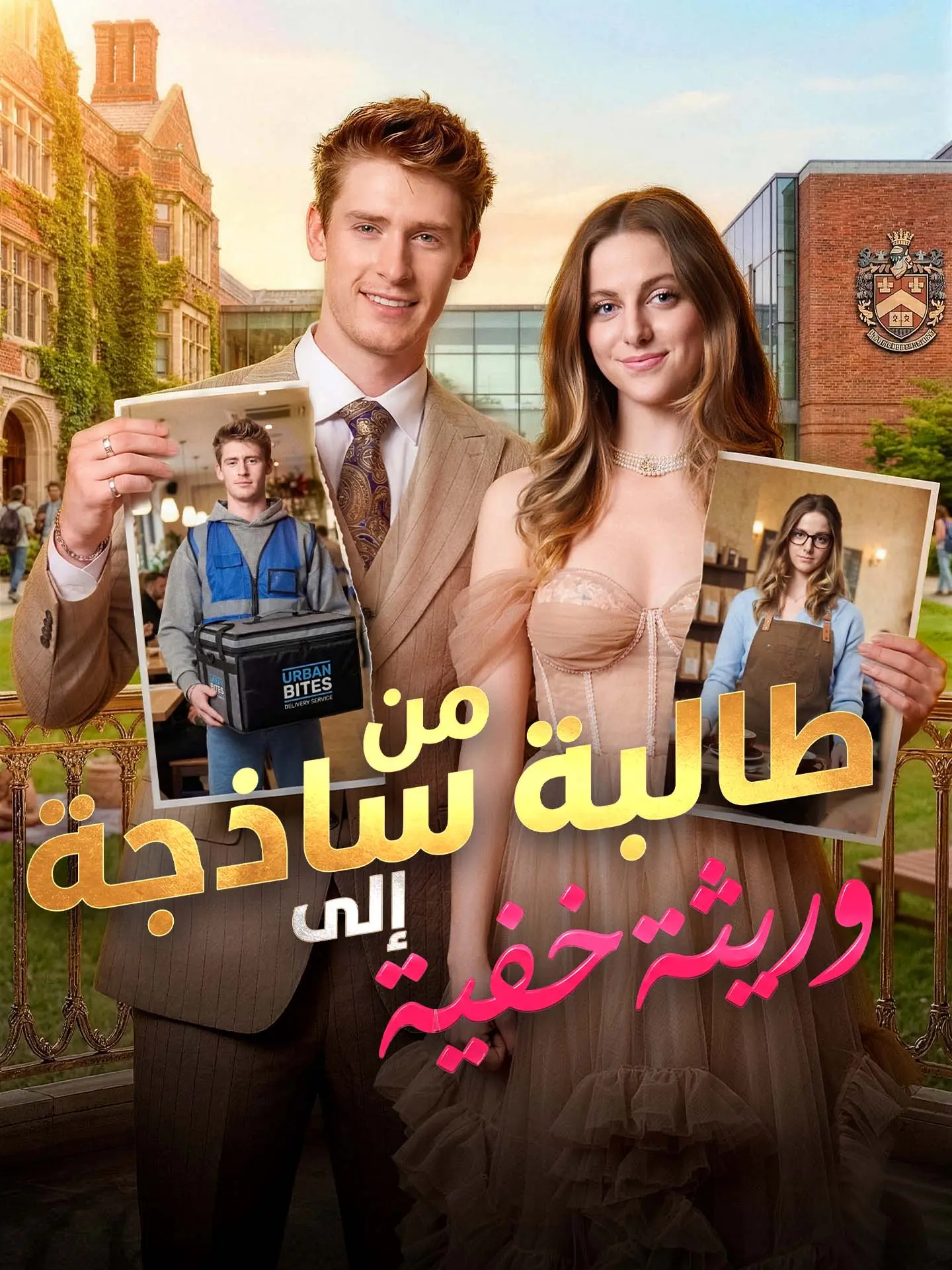 من طالبة ساذجة إلى وريثة خفية short drama poster