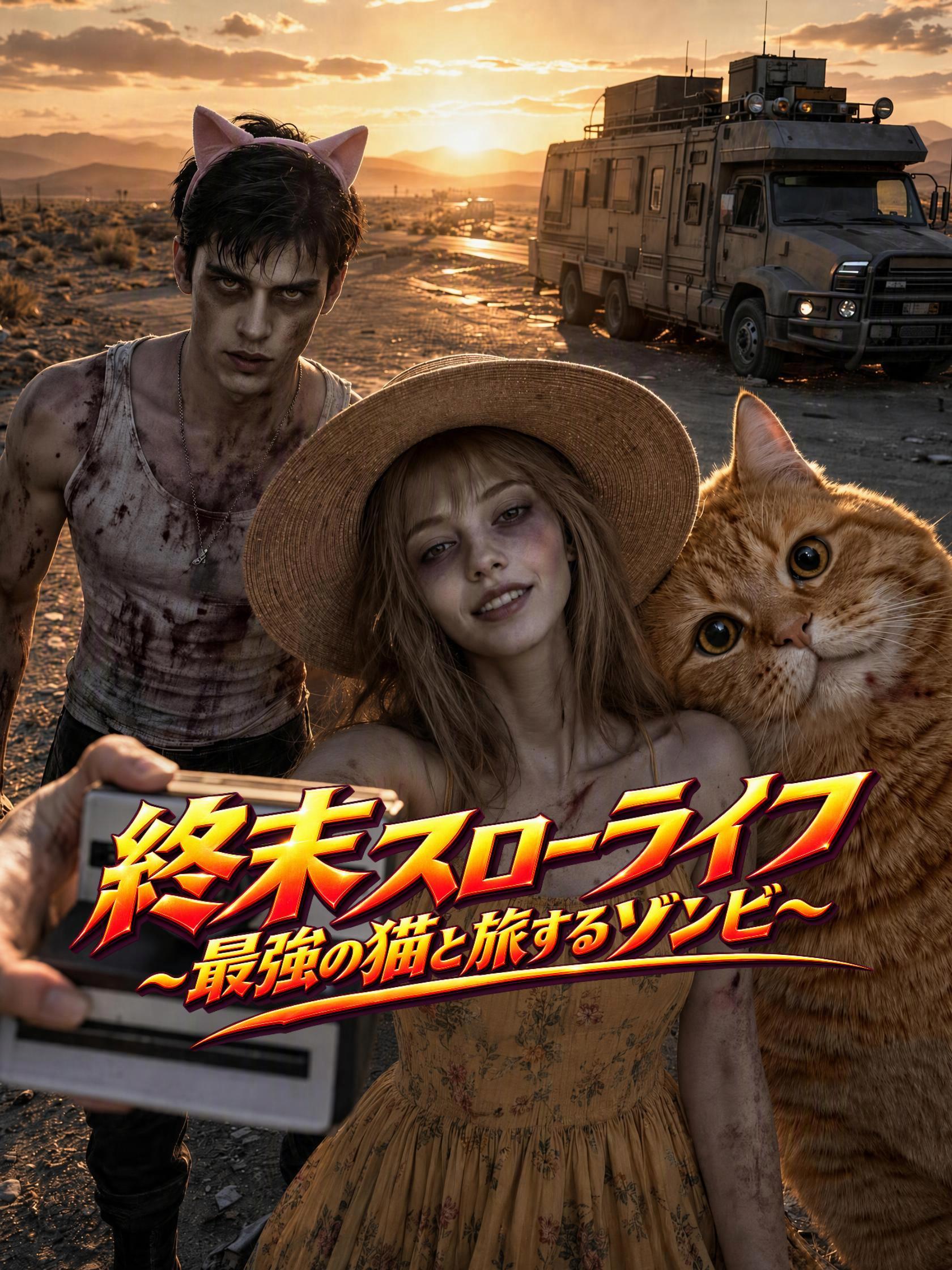 終末スローライフ～最強の猫と旅するゾンビ～ short drama poster