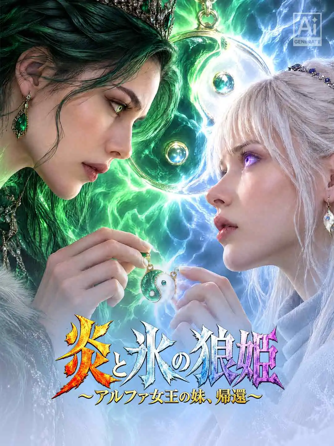 炎と氷の狼姫～アルファ女王の妹、帰還～ short drama poster