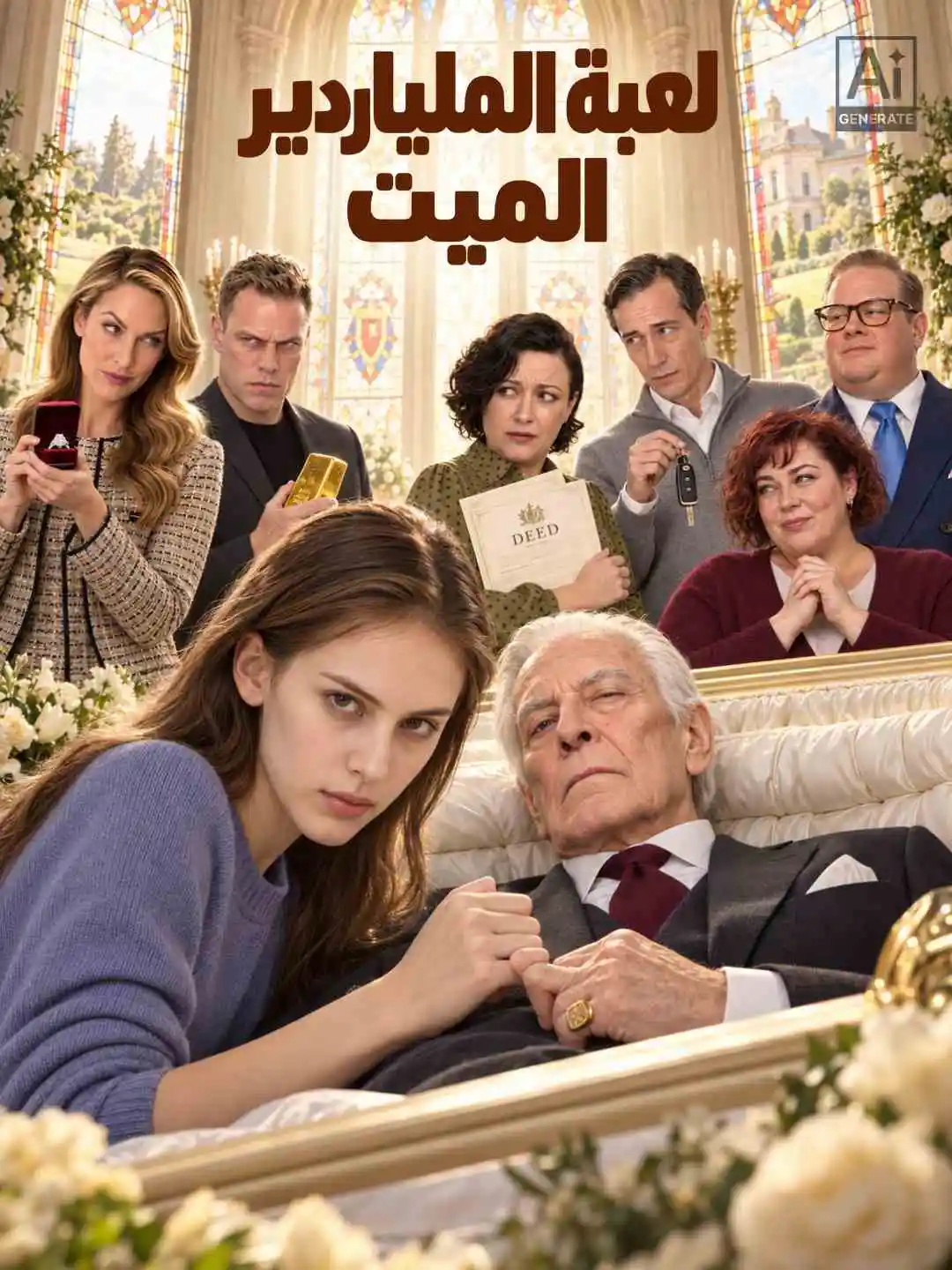 لعبة الملياردير الميت short drama poster