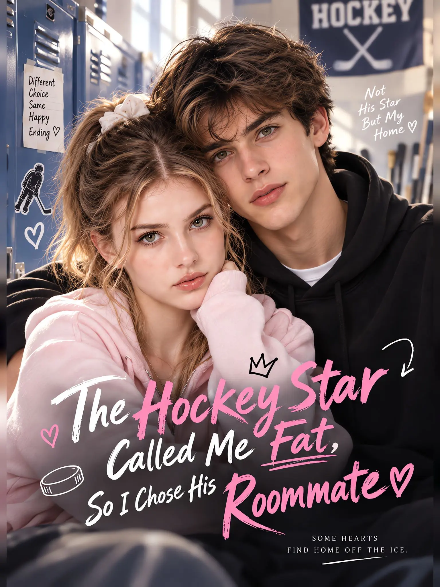 The Hockey Star Called Me Fat, So I Chose His Roommate short drama poster