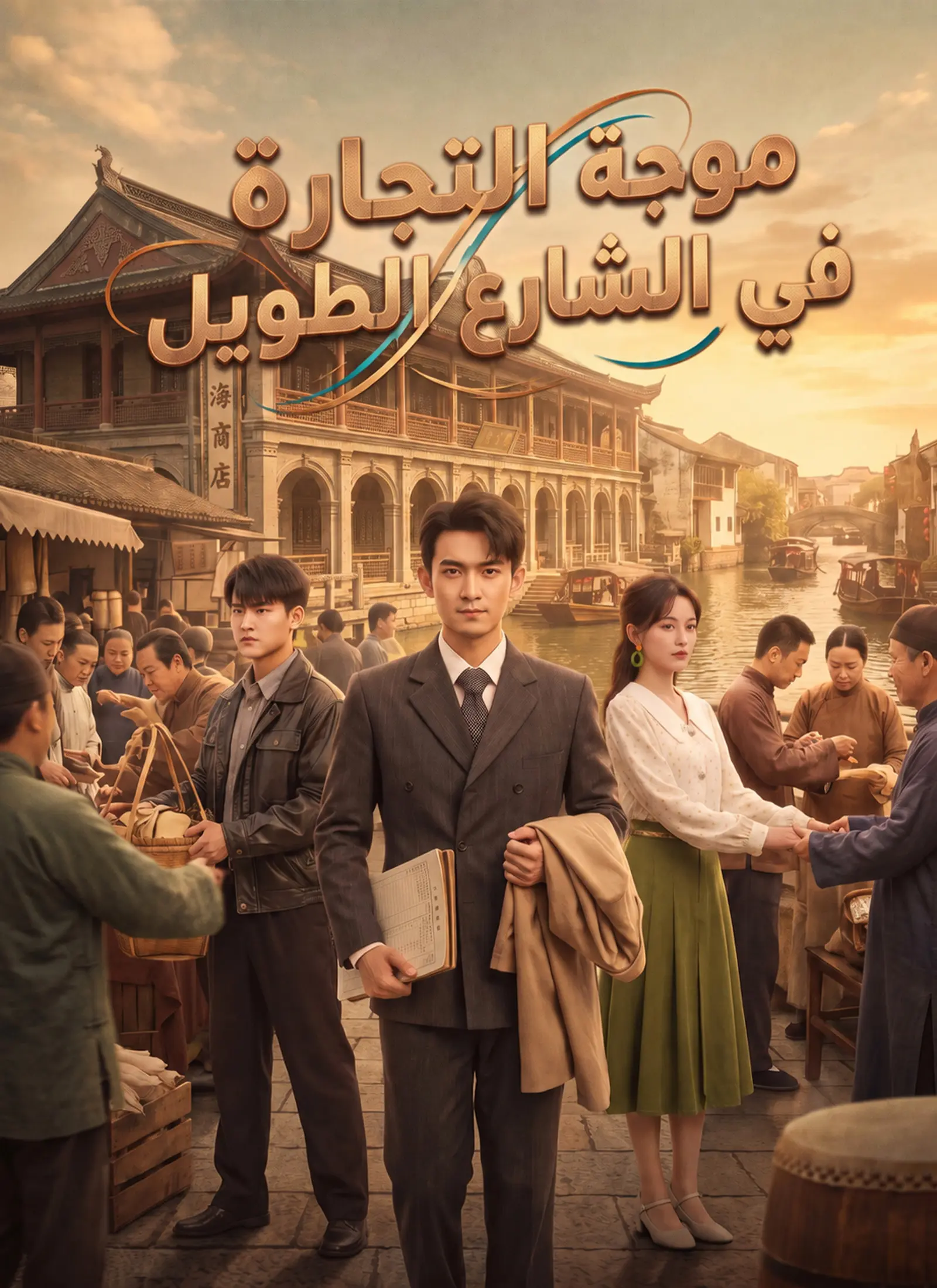 موجة التجارة في الشارع الطويل short drama poster