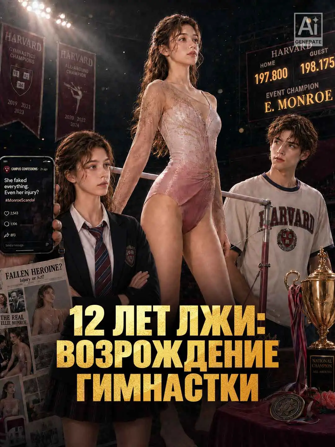 12 лет лжи: Возрождение гимнастки short drama poster