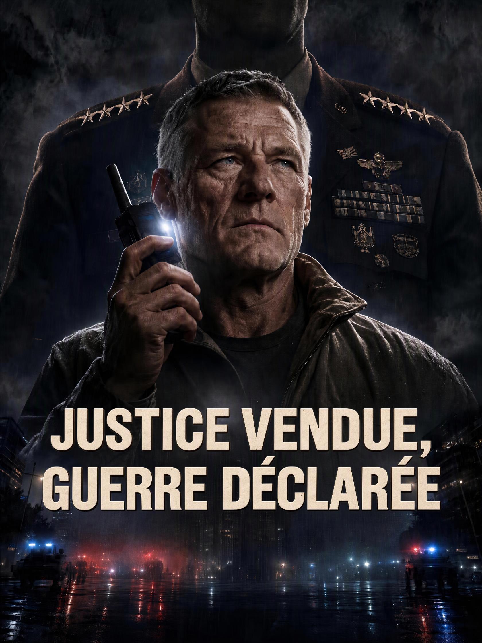 JUSTICE VENDUE, GUERRE DÉCLARÉE short drama poster
