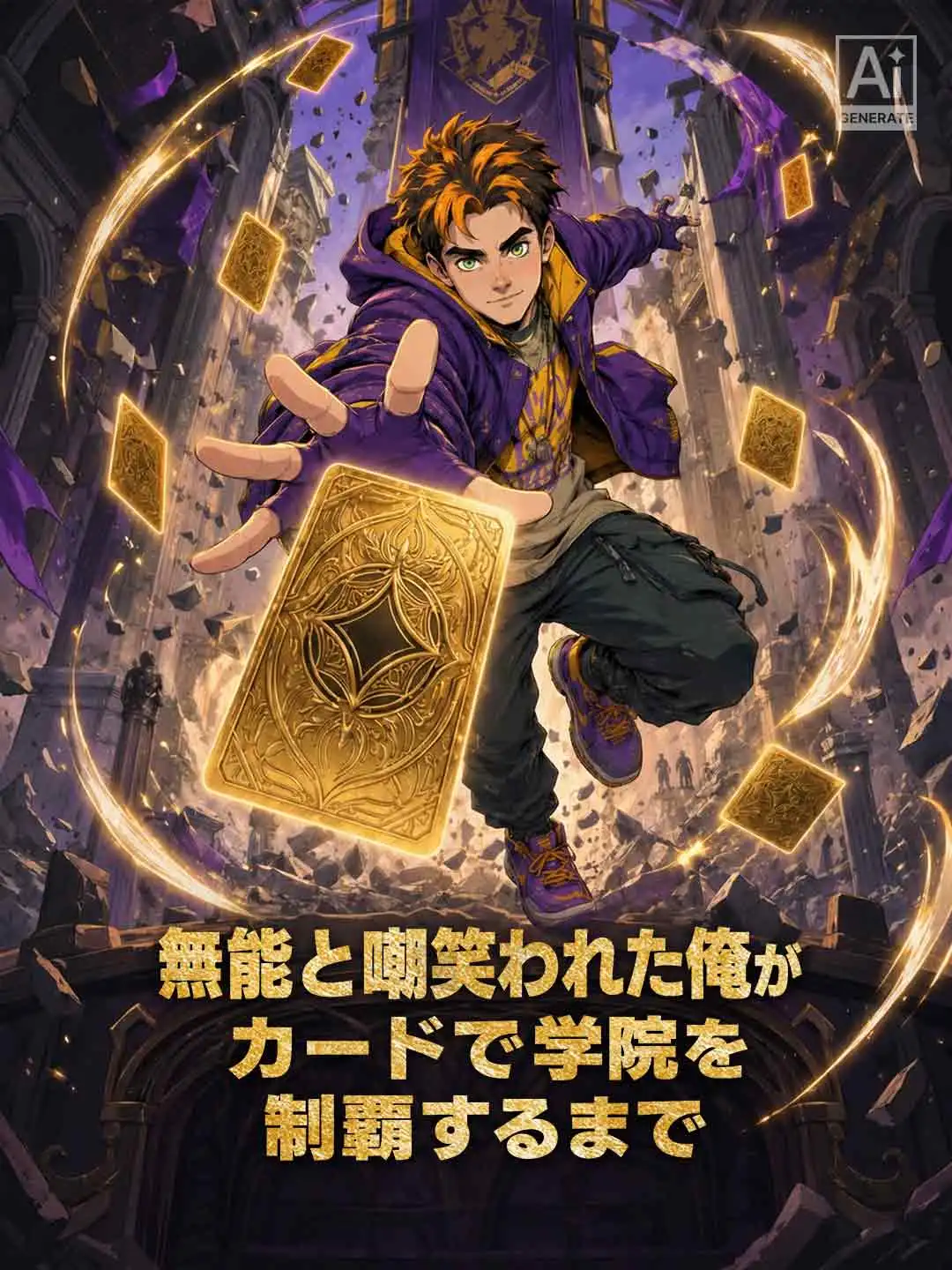 無能と嘲笑われた俺がカードで学院を制覇するまで short drama poster