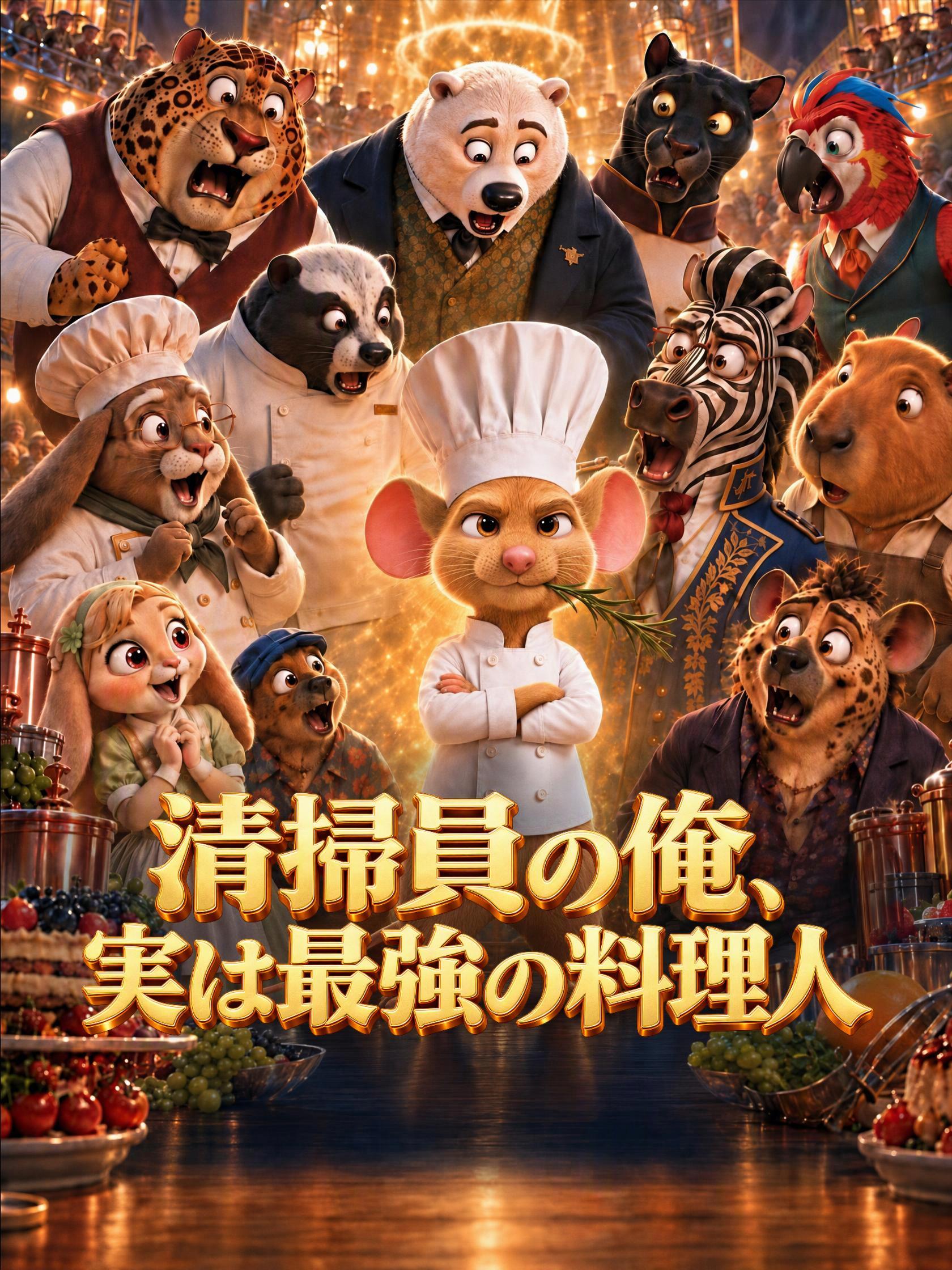 清掃員の俺、実は最強の料理人 short drama poster