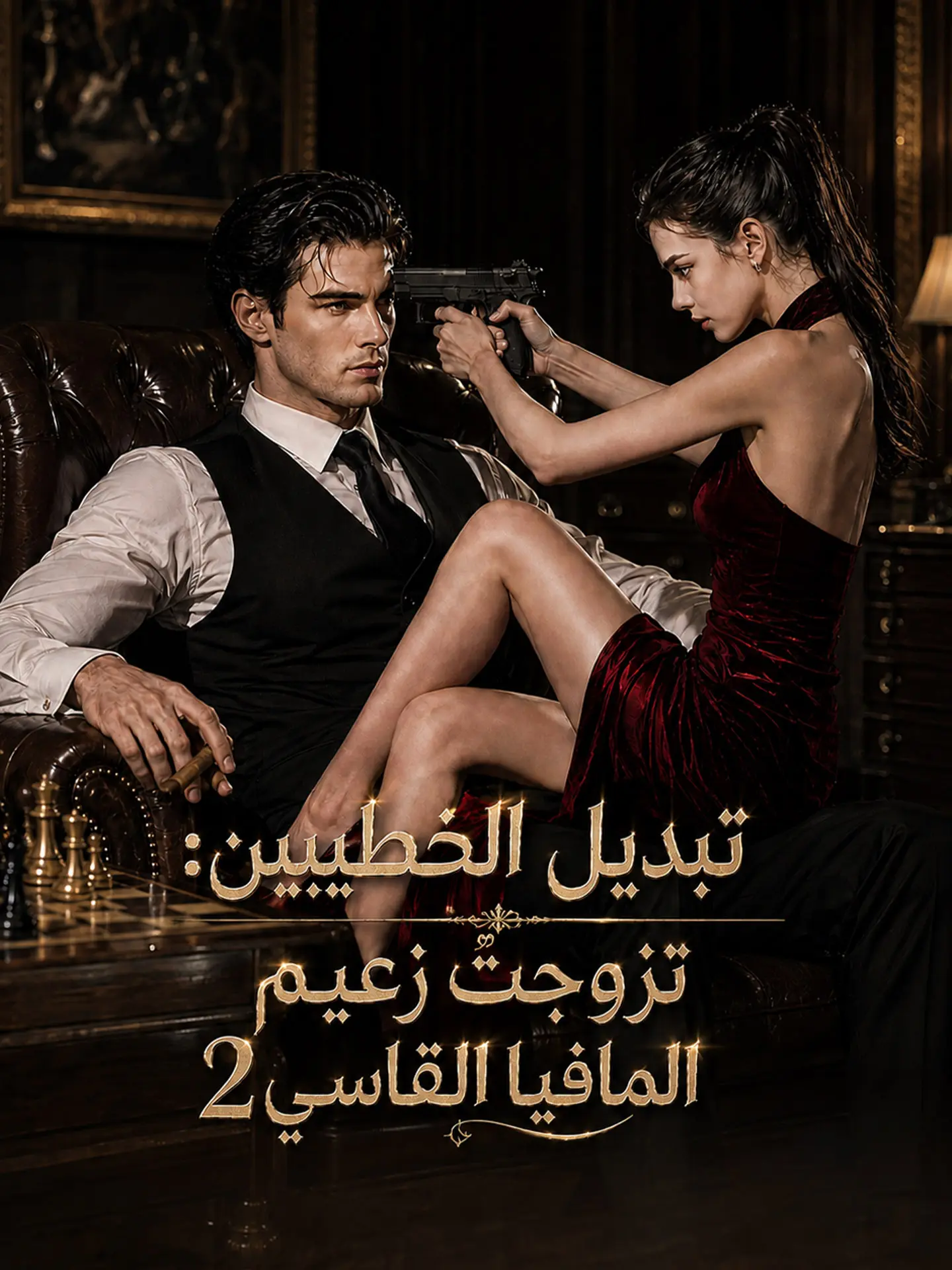 المدبلج-تبديل الخطيبين: تزوجتُ زعيم المافيا القاسي 2 short drama poster