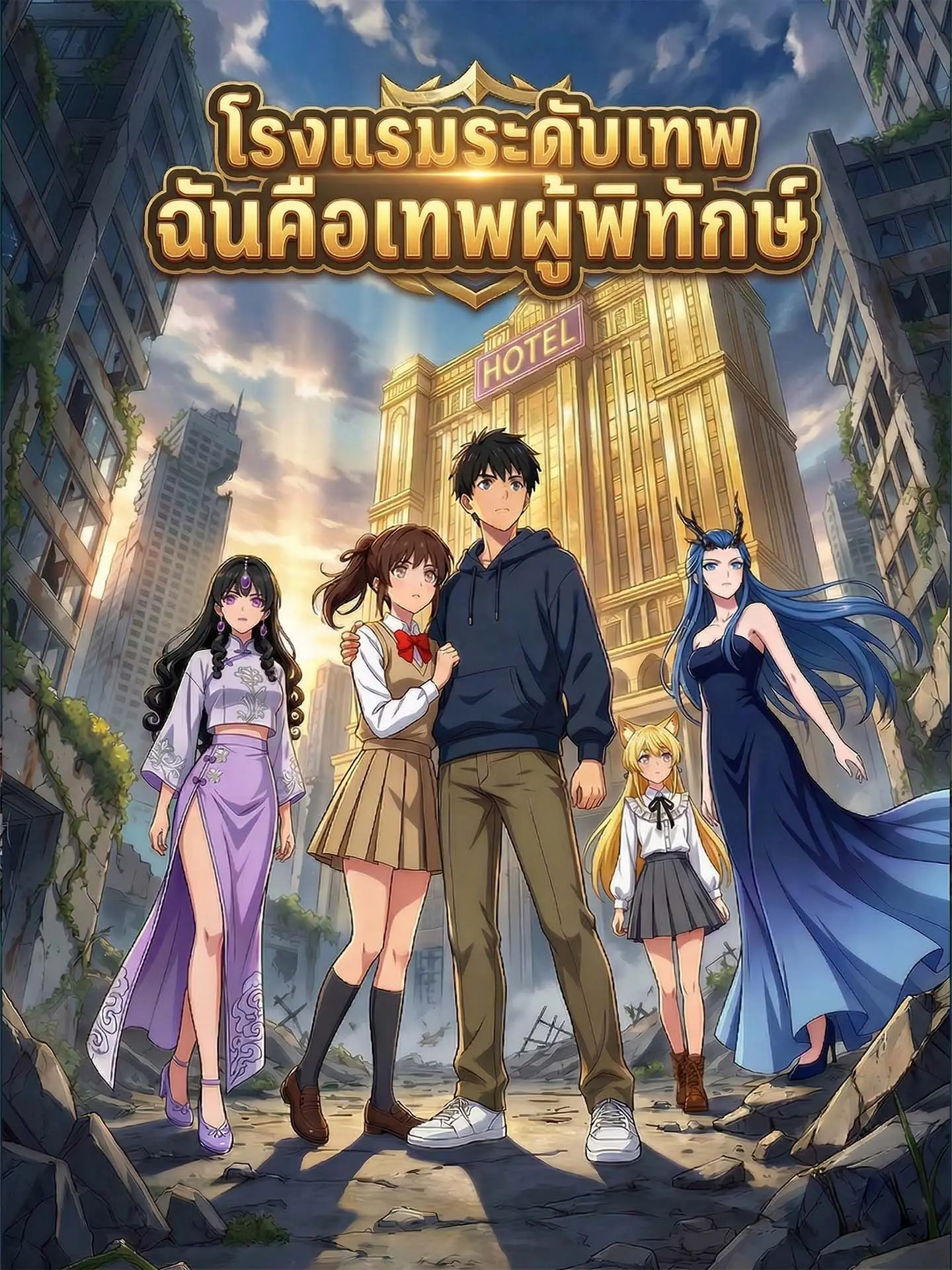 โรงแรมระดับเทพ ฉันคือเทพผู้พิทักษ์ short drama poster