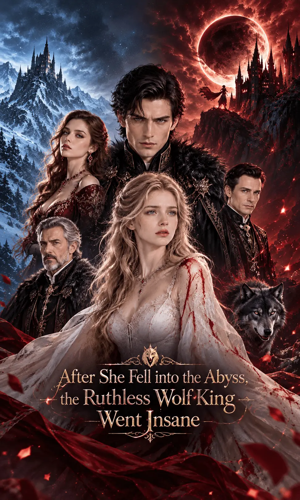 After She Fell into the Abyss, the Ruthless Wolf King Went Insane short drama poster