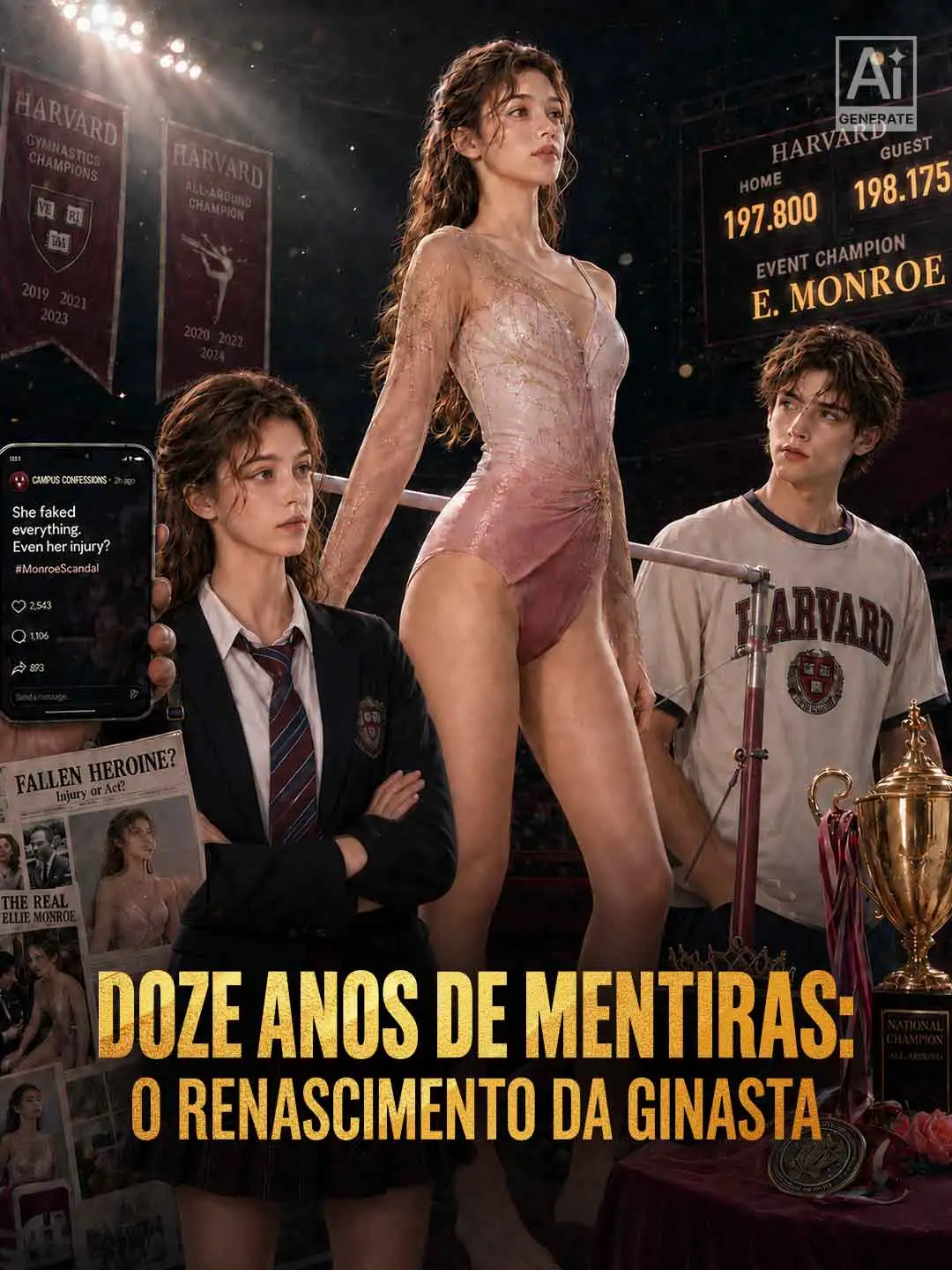 Doze Anos de Mentiras: O Renascimento da Ginasta short drama poster