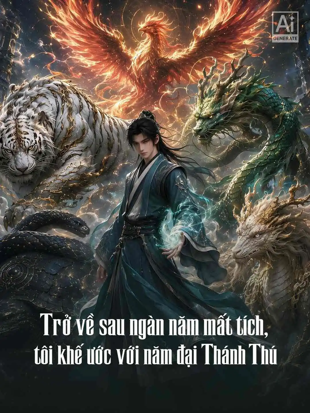 Trở về sau ngàn năm mất tích, tôi khế ước với năm đại Thánh Thú short drama poster
