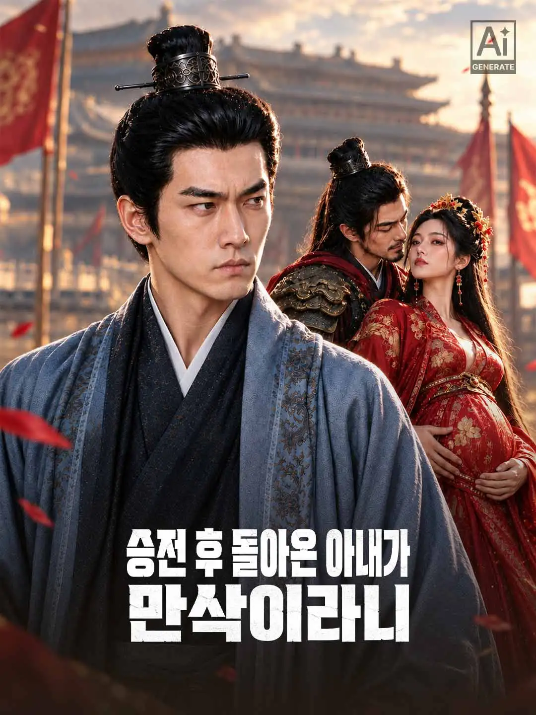 승전 후 돌아온 아내가 만삭이라니 short drama poster