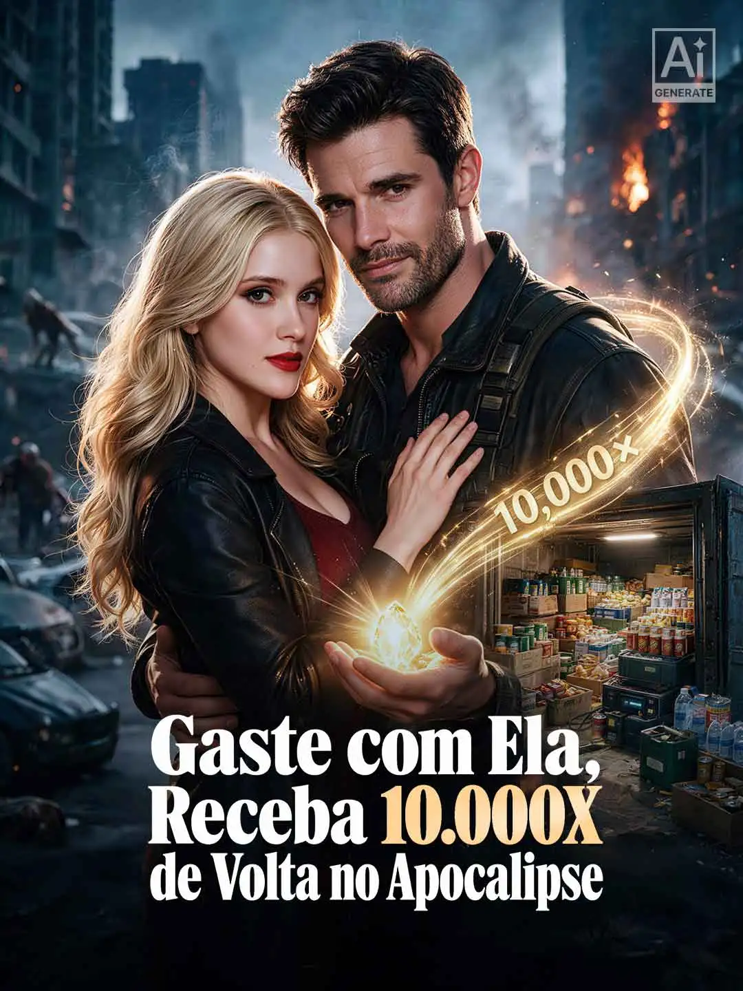 Gaste com Ela, Receba 10.000X de Volta no Apocalipse short drama poster