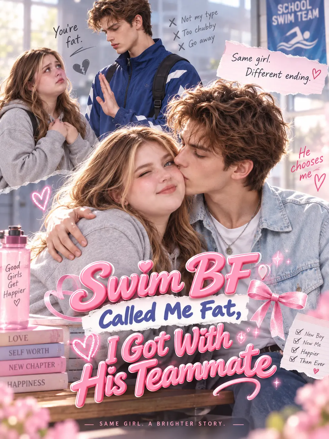 Swim BF Called Me Fat, I Got With His Teammate short drama poster