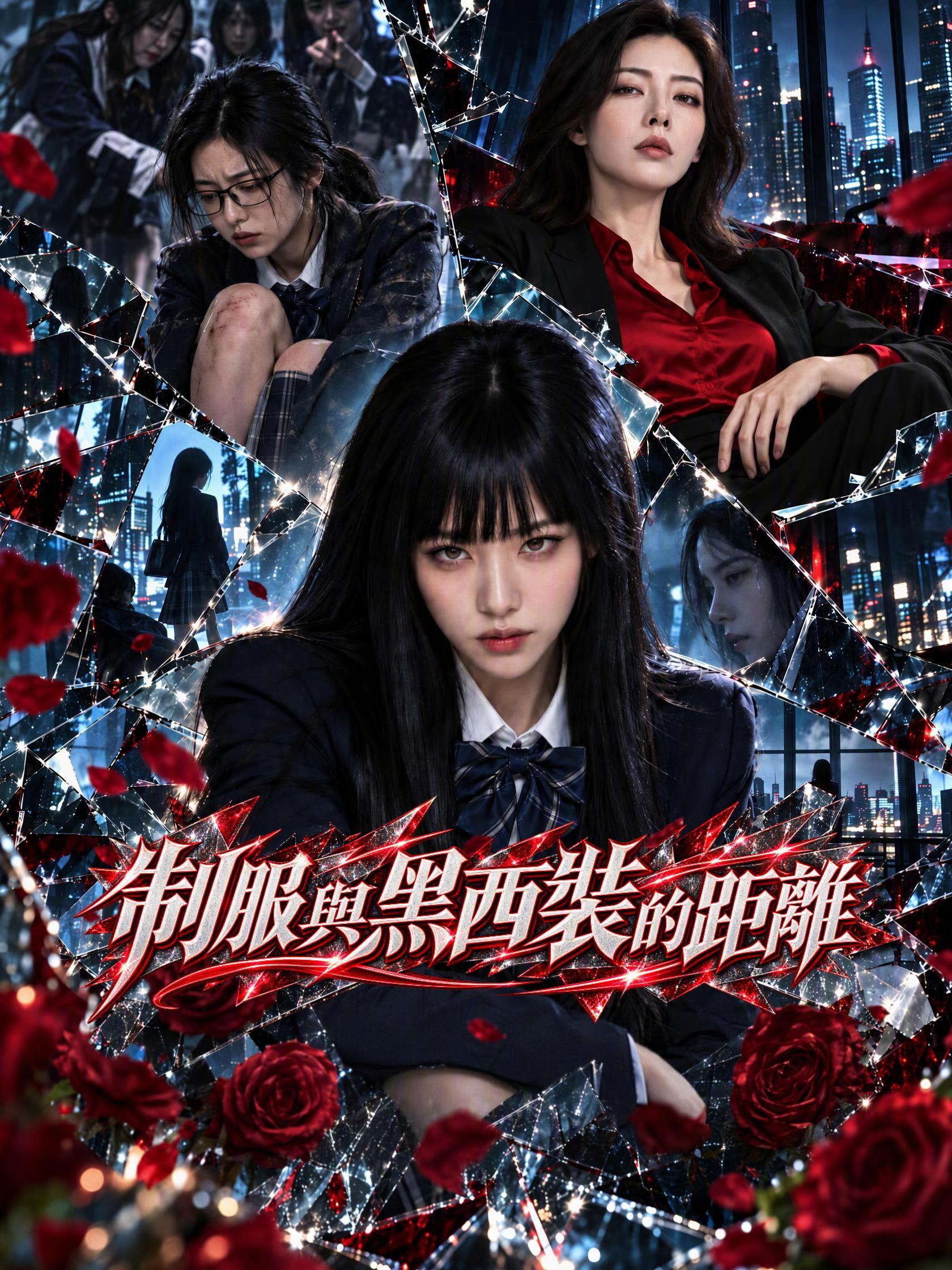 制服與黑西裝的距離 short drama poster