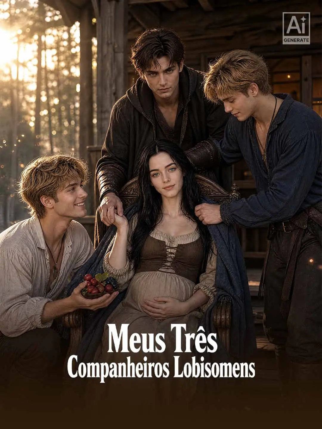 Meus Três Companheiros Lobisomens short drama poster