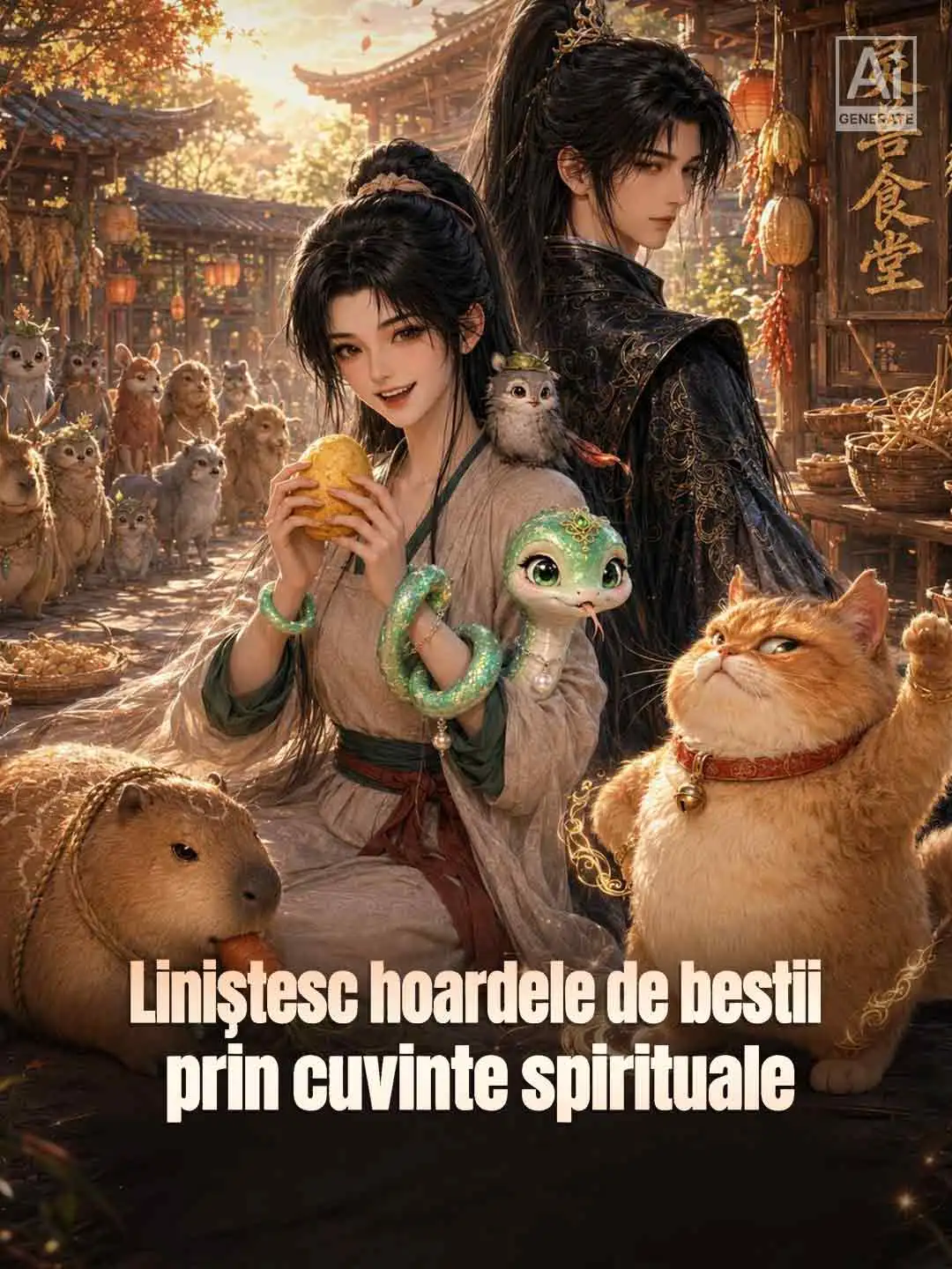 Liniștesc hoardele de bestii prin cuvinte spirituale short drama poster