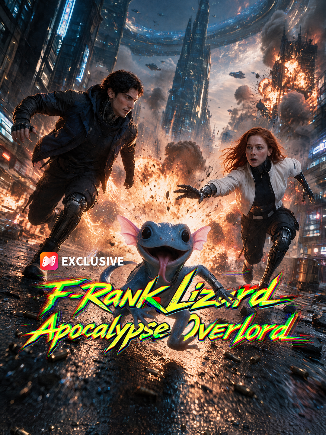 F-Rank Lizard:Apocalypse Overlord short drama poster