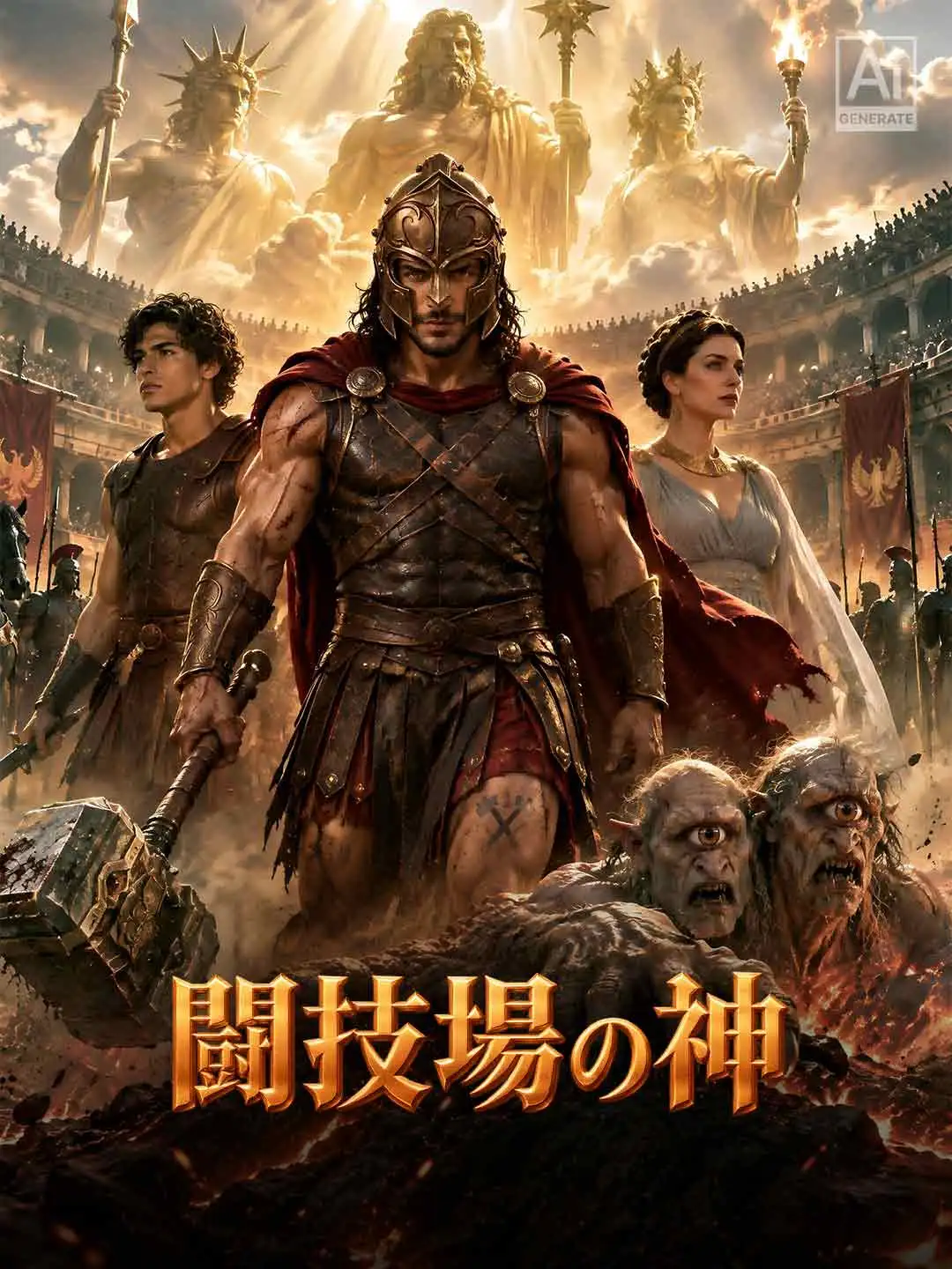 闘技場の神 short drama poster