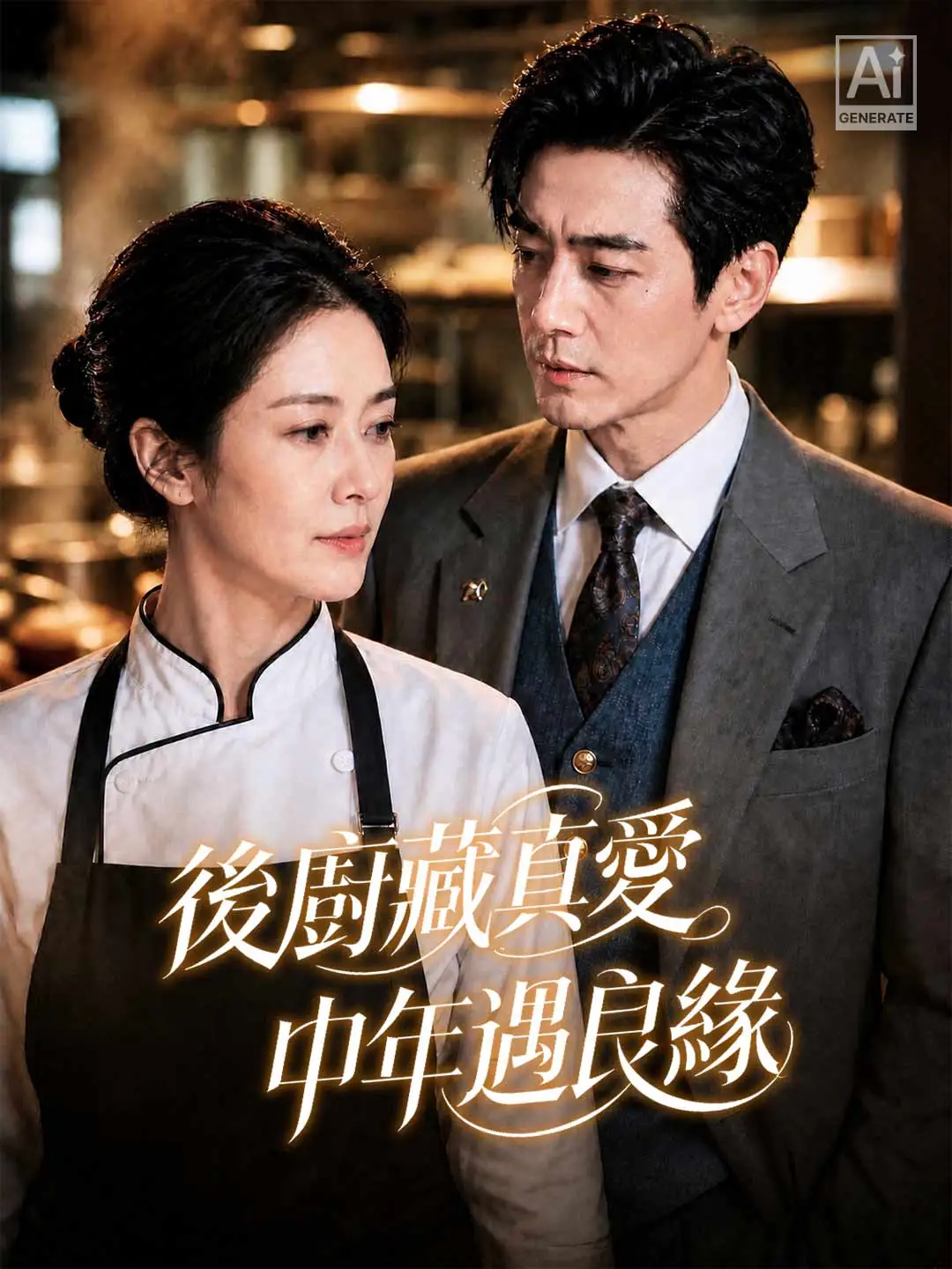 後廚藏真愛，中年遇良緣 short drama poster