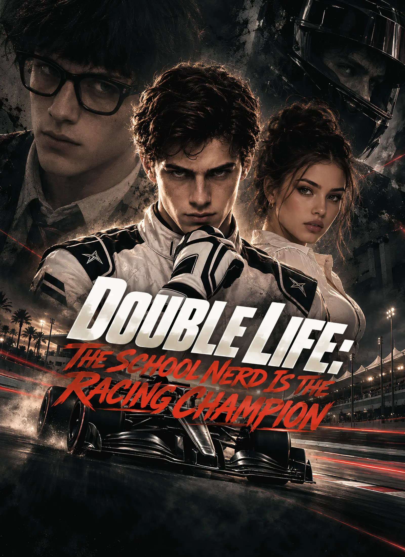 Double Life: The School Nerd Is the Racing Champion short drama poster