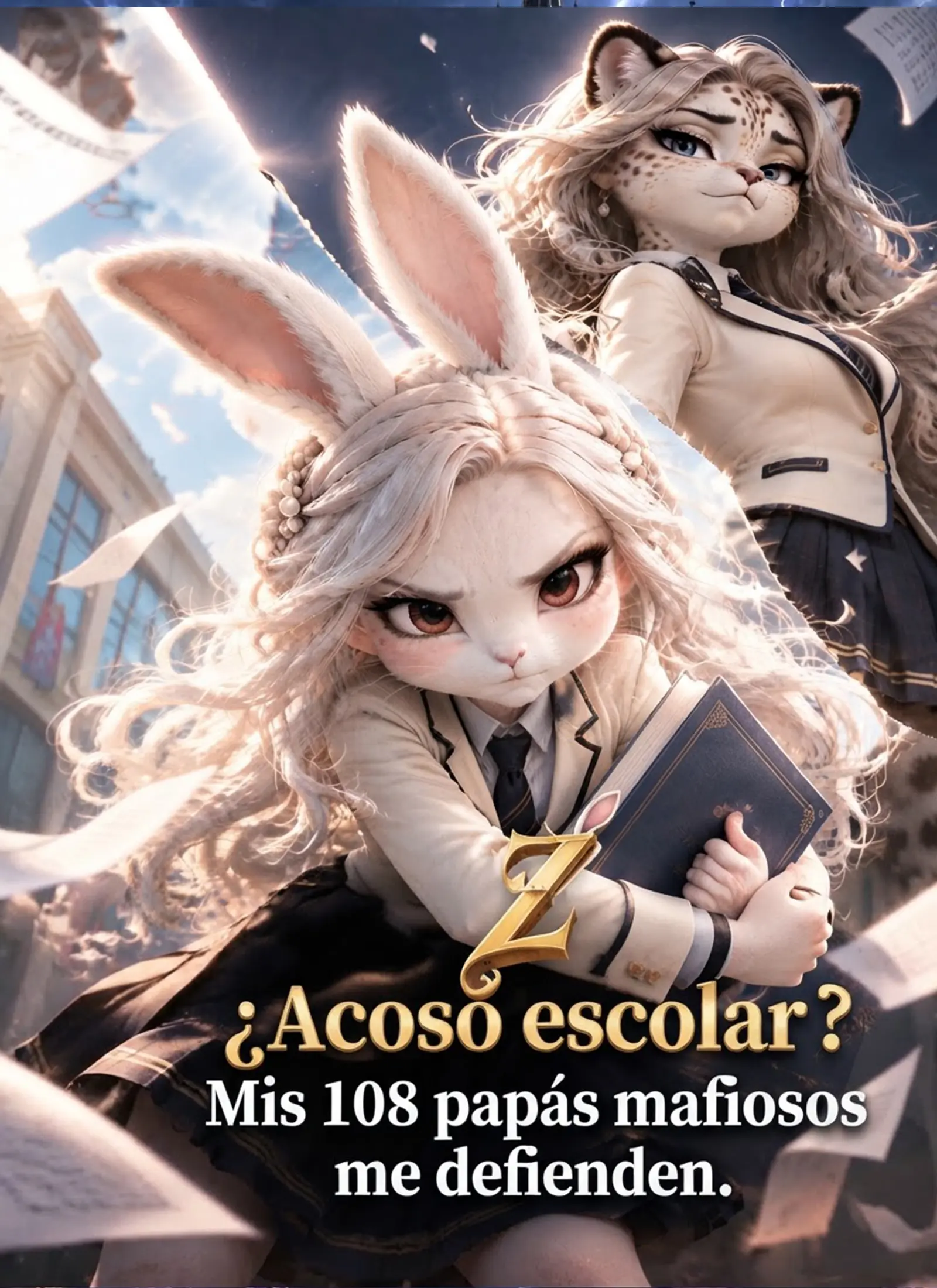 ¿Acoso escolar? Mis 108 papás mafiosos me defienden short drama poster