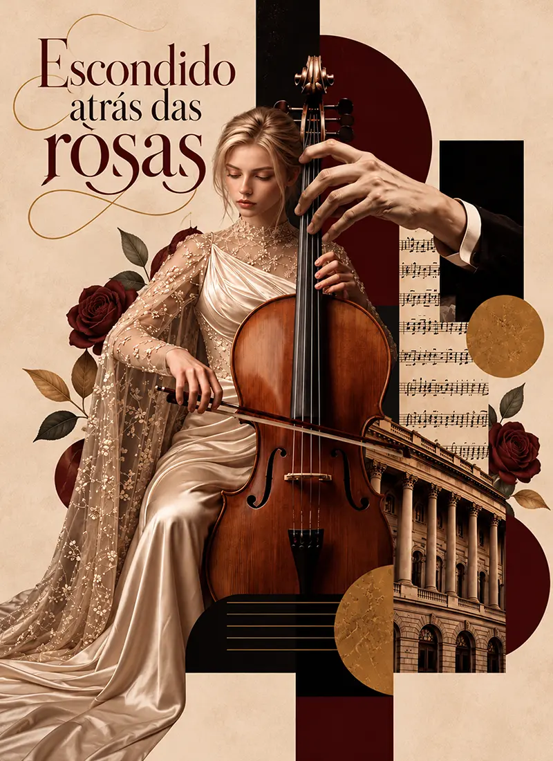 Escondido atrás das rosas short drama poster