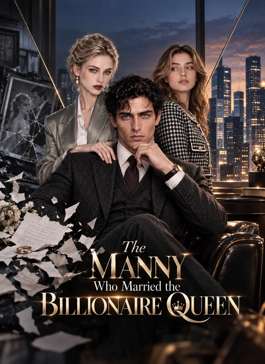 The Manny Who Married the Billionaire Queen short drama poster