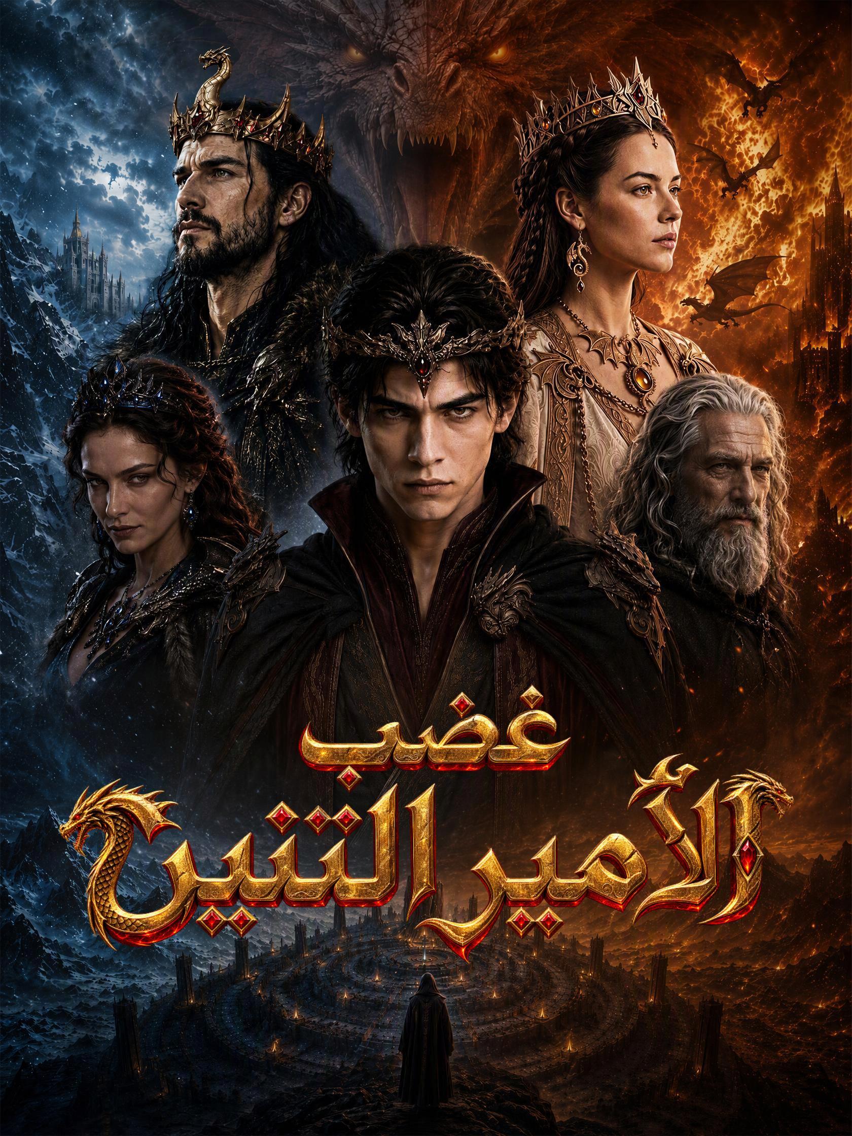 غضب الأمير التنين short drama poster