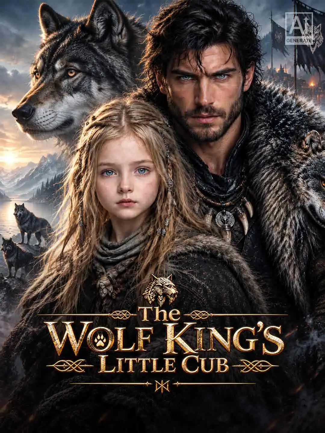 The Wolf King’s Little Cub — Final Draft short drama poster