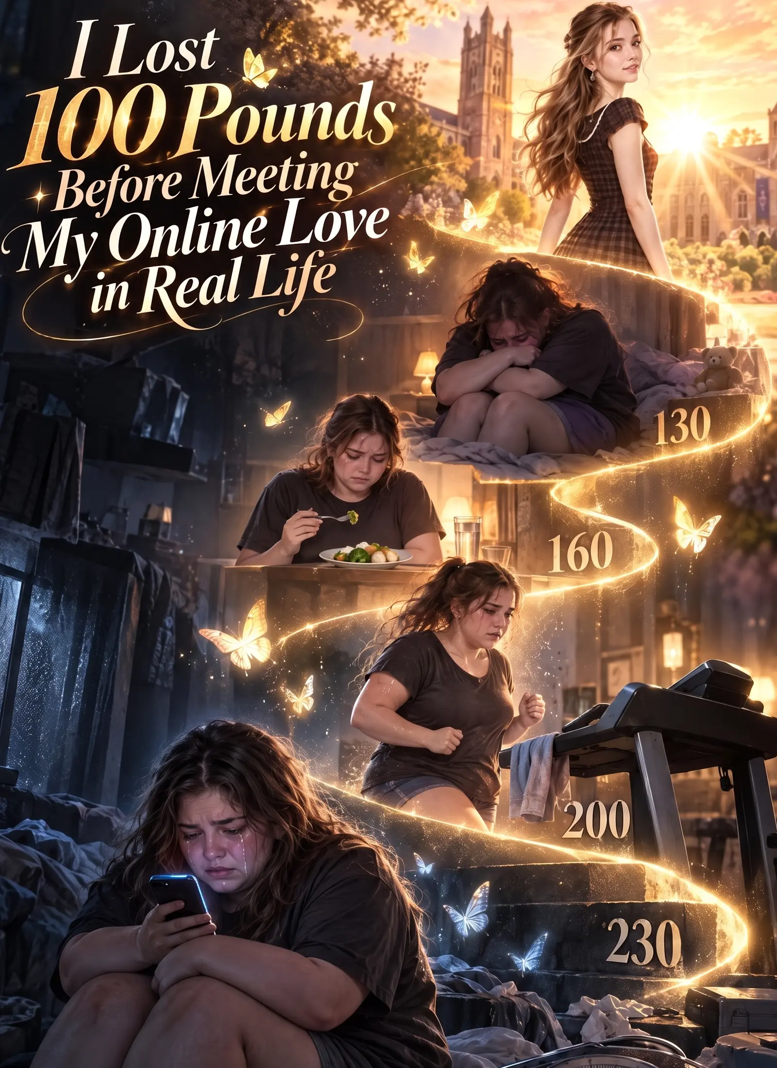 I Lost 100 Pounds Before Meeting My Online Love in Real Life short drama poster