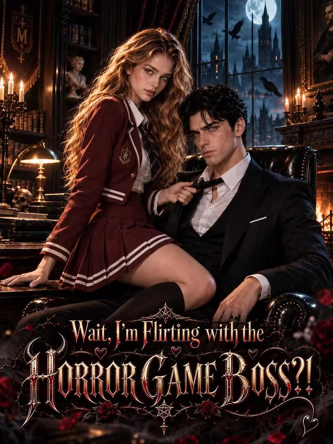 Wait I’m Flirting with the HORROR GAME BOSS short drama poster