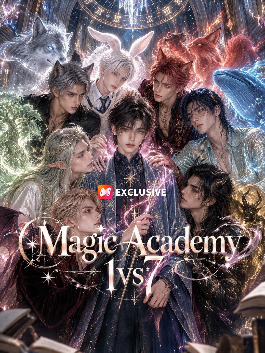 Magic Academy: 1vs7 short drama poster