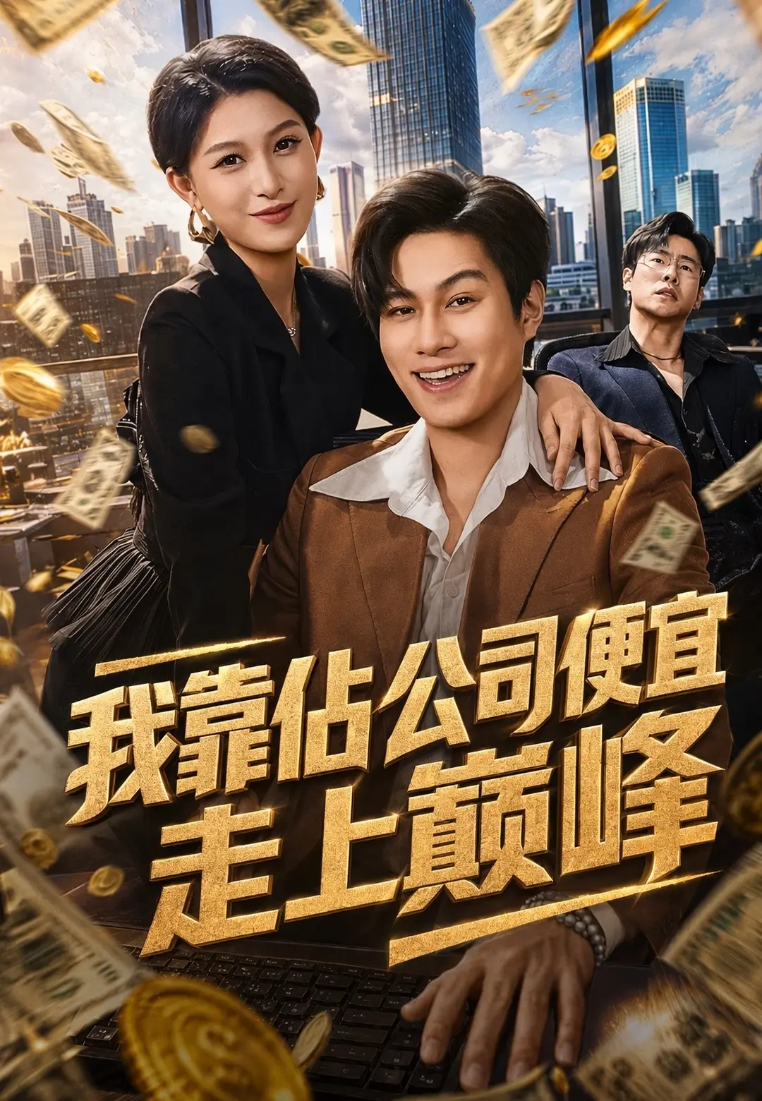 我靠佔公司便宜走上巔峰 short drama poster