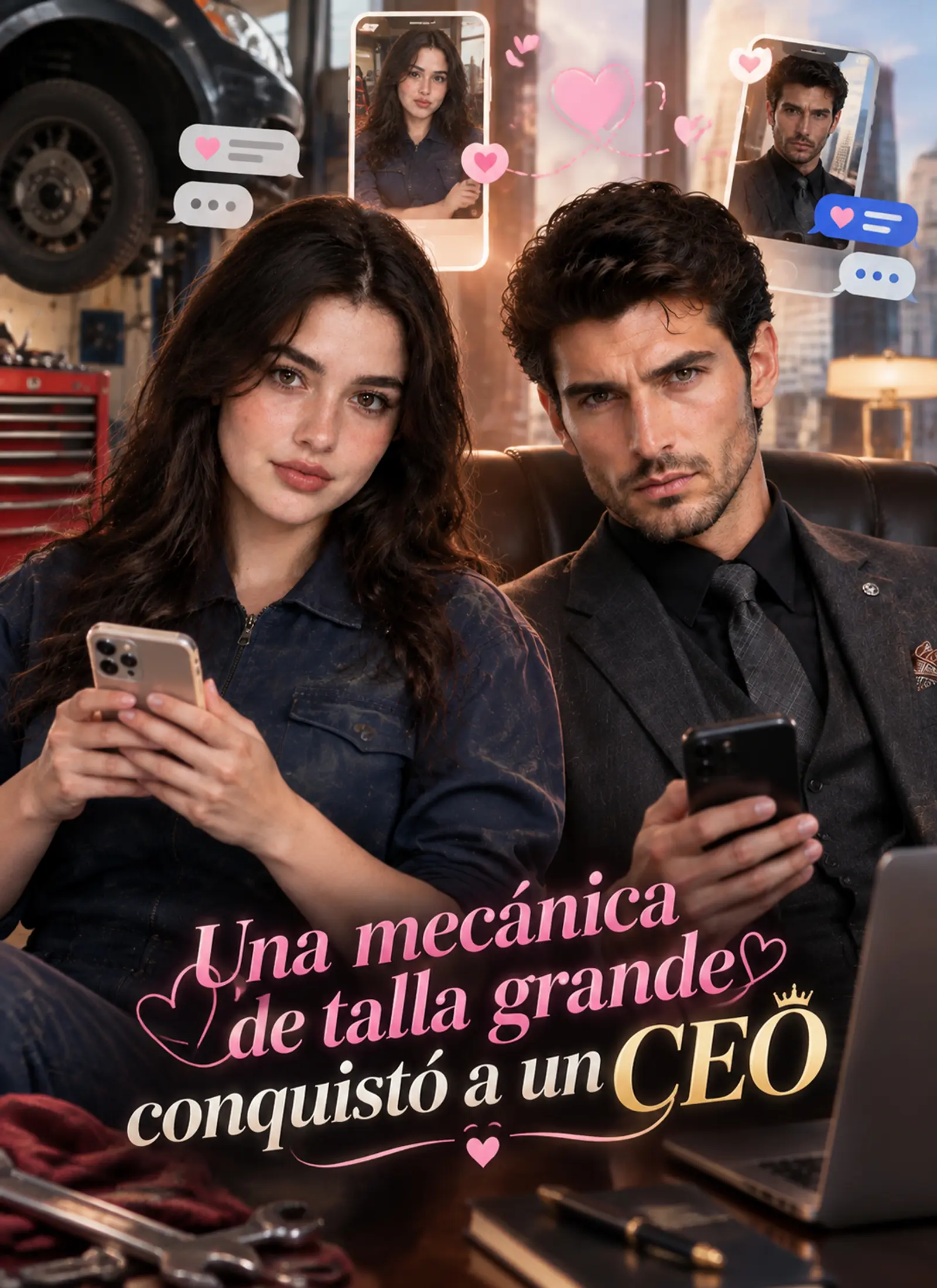 Una mecánica de talla grande conquistó a un CEO short drama poster