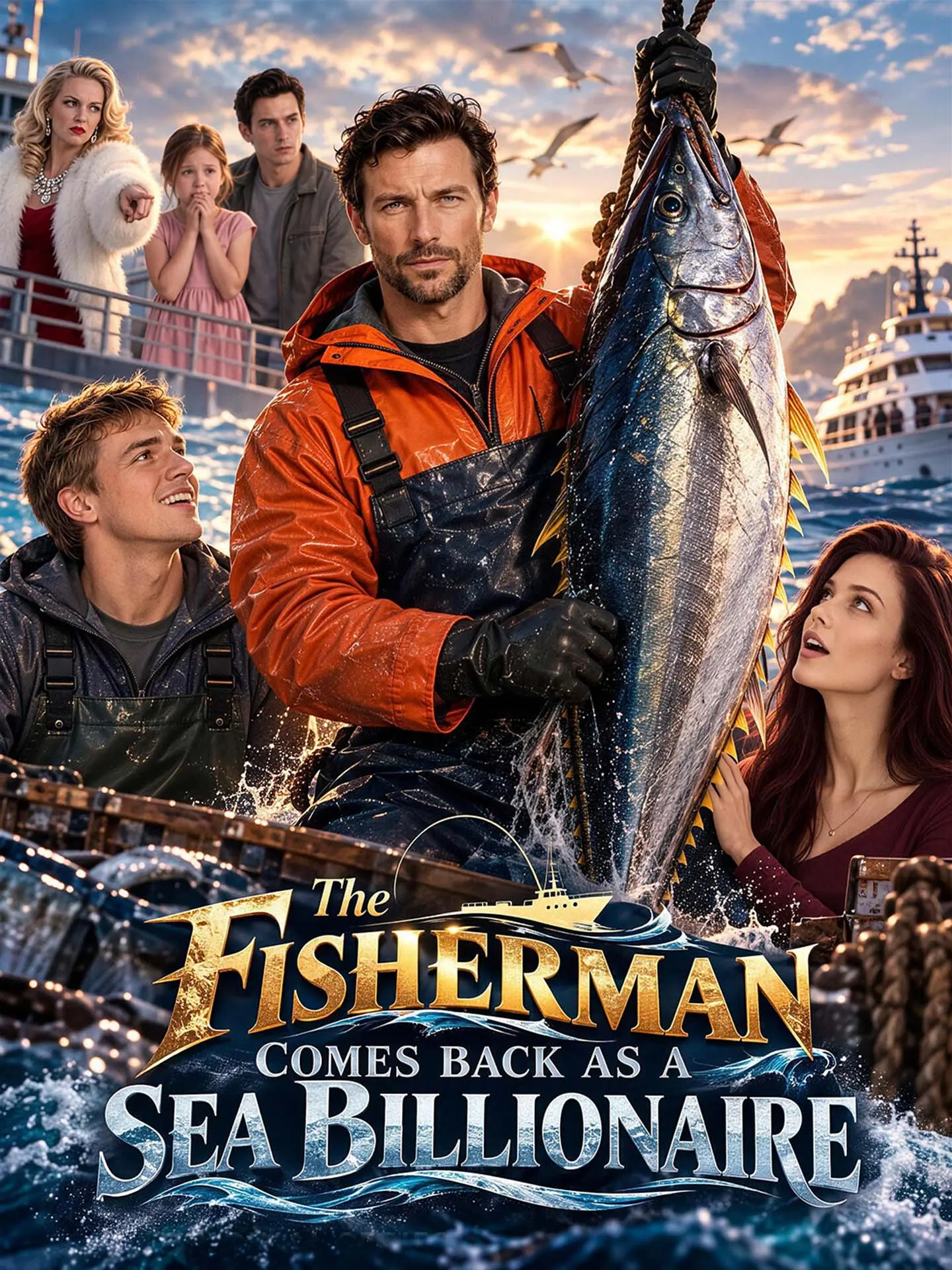 The Fisherman Comes Back as a Sea Billionaire short drama poster
