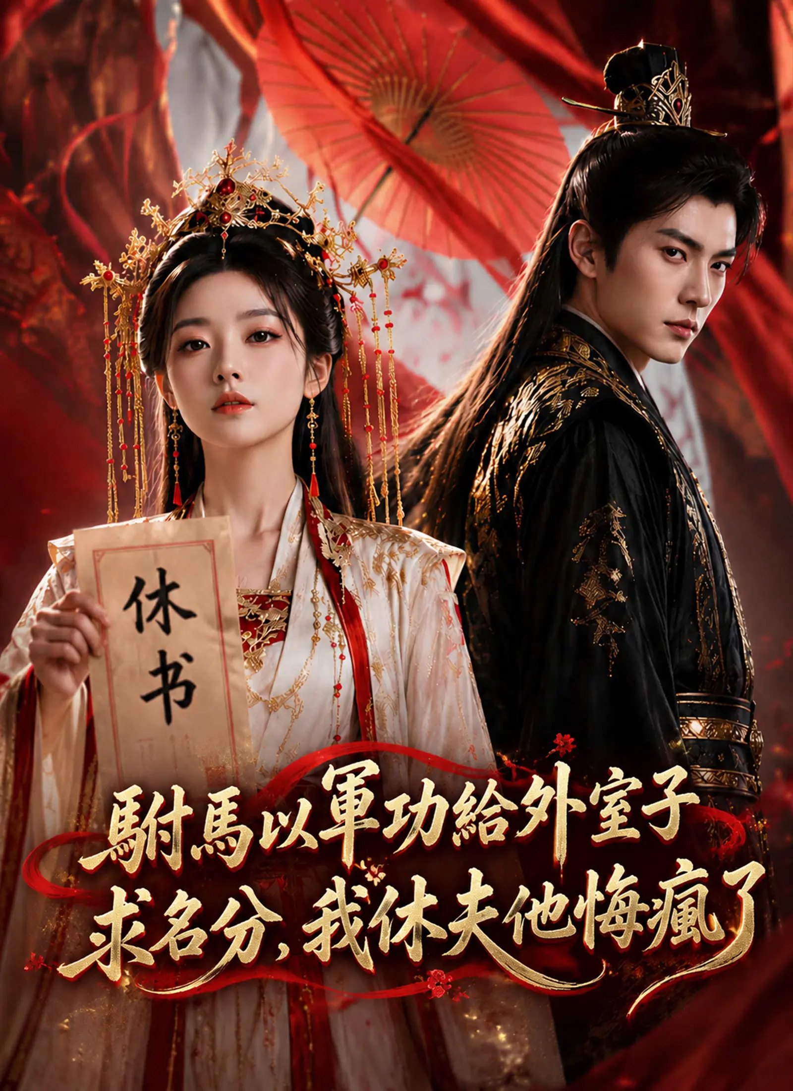 駙馬以軍功給外室子求名分，我休夫他悔瘋了 short drama poster