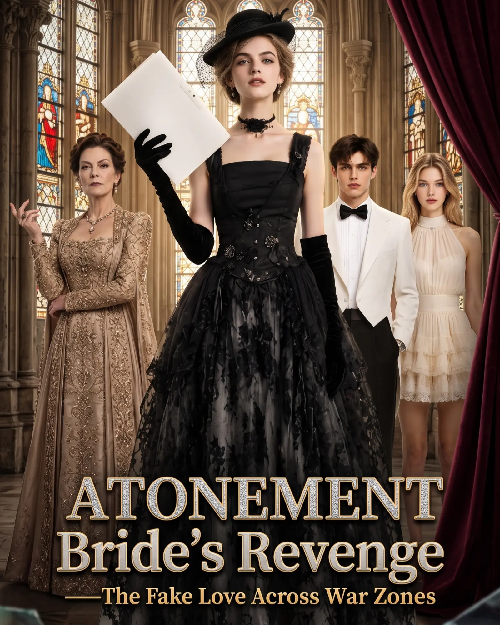 Atonement Bride’s Revenge，The Fake Love Across War Zones short drama poster