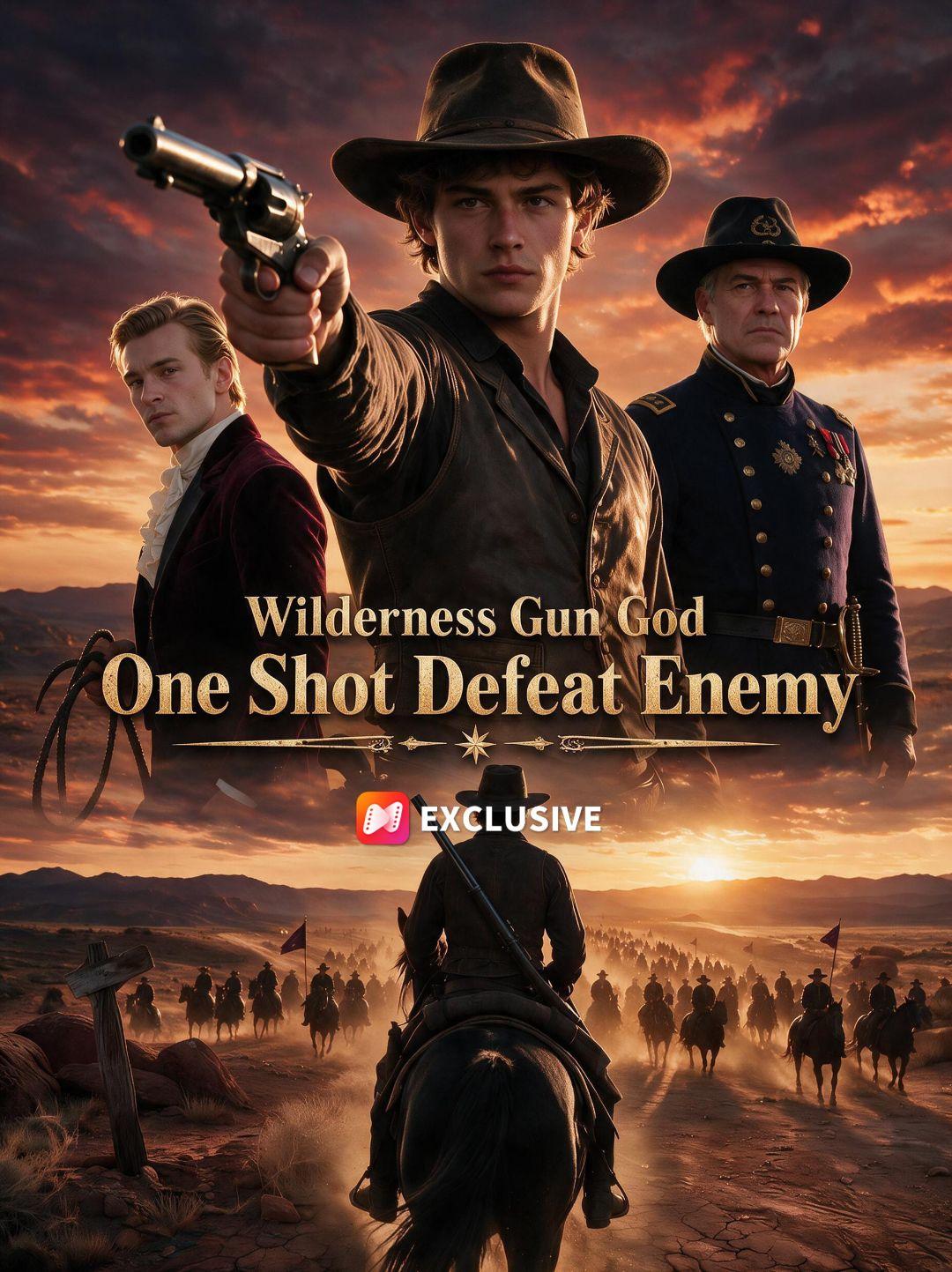 Wilderness Gun God, One Shot Defeat Enemy short drama poster